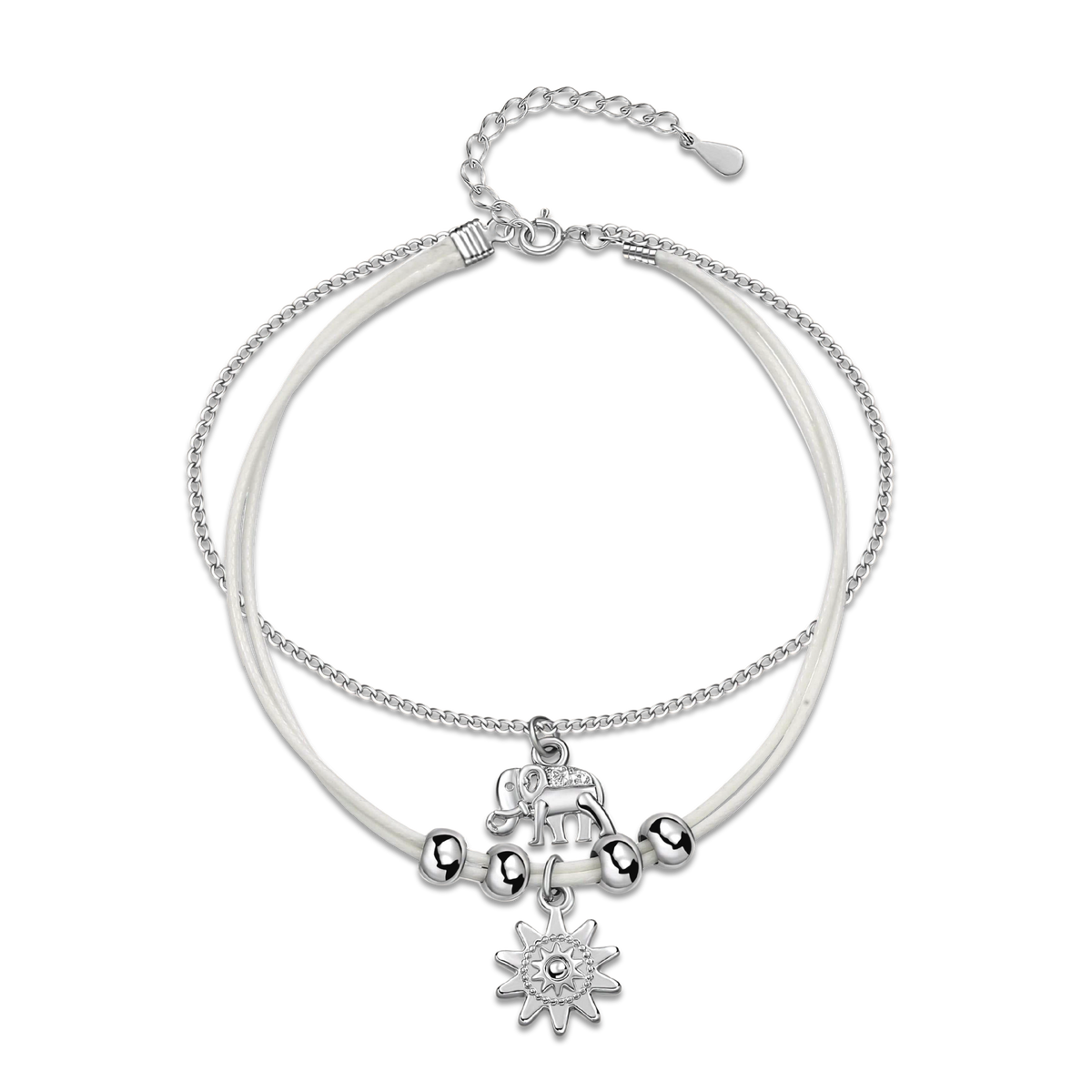 Elephant-Sun Anklet