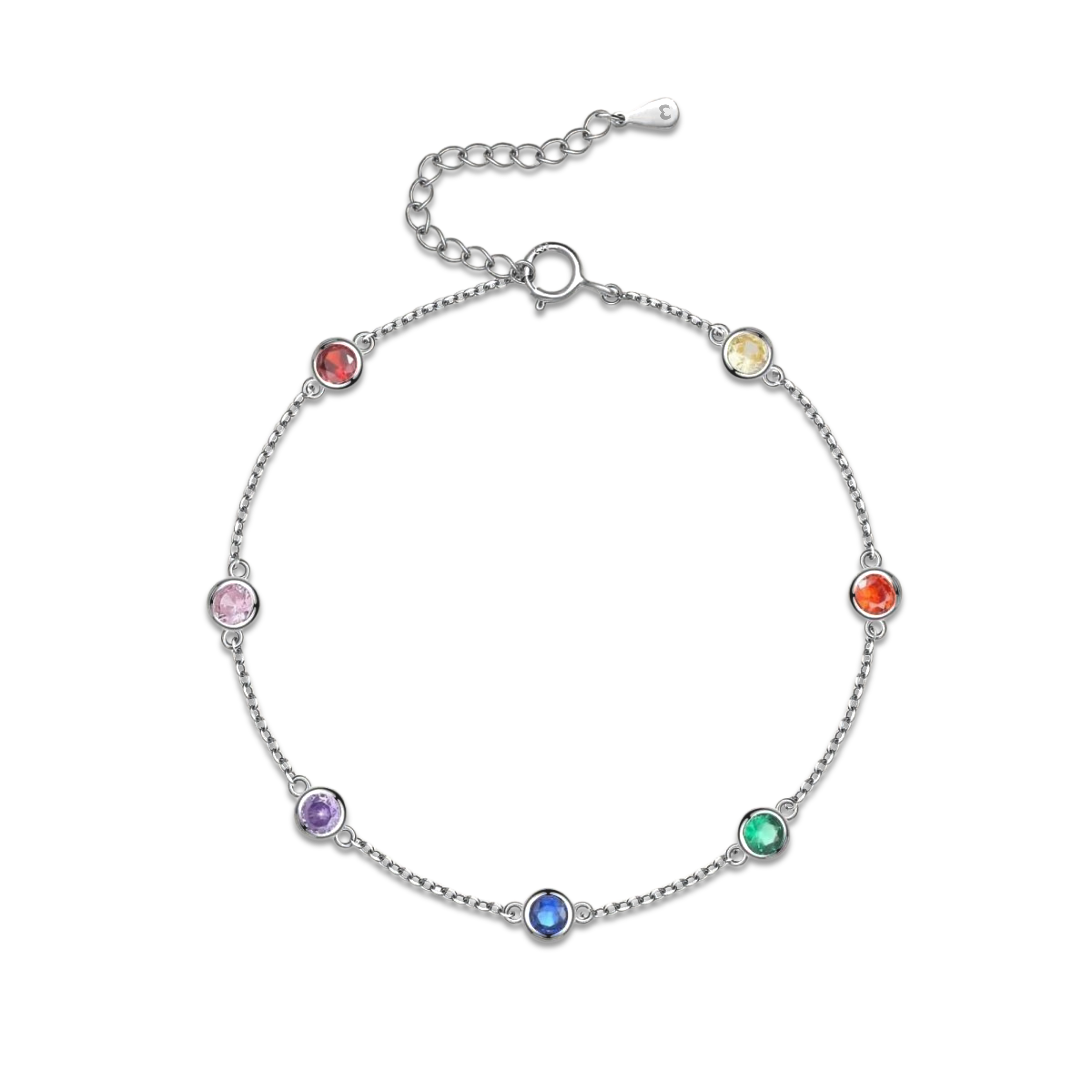 Rainbow Anklet - SophiaJewels