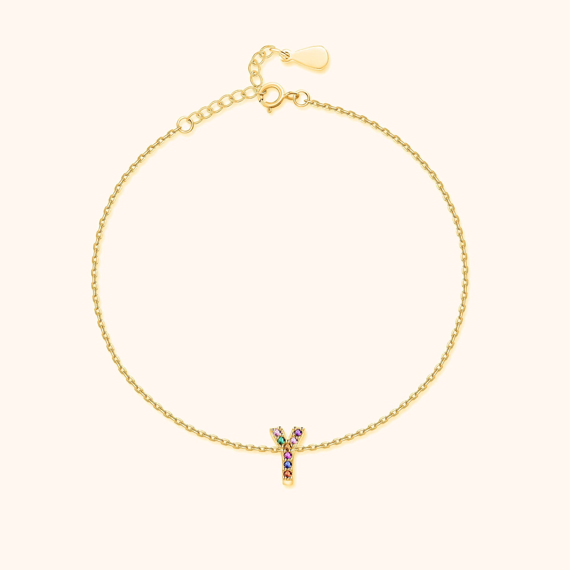 Irising Initial Anklet - SophiaJewels