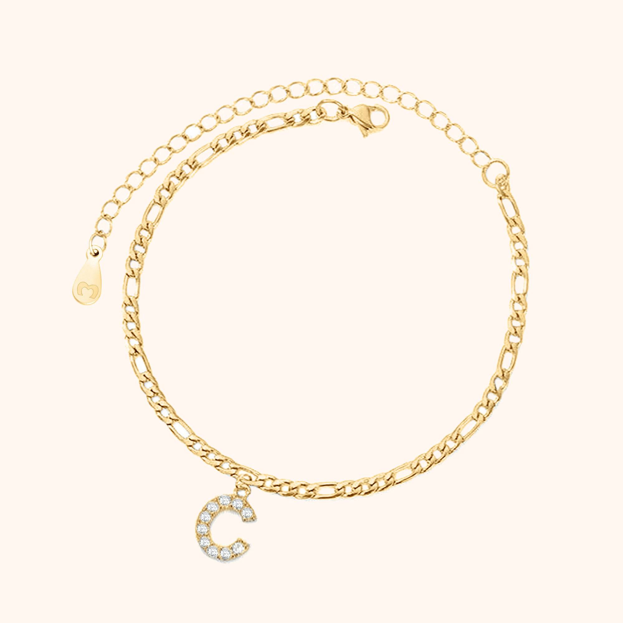 Initials Anklet - SophiaJewels