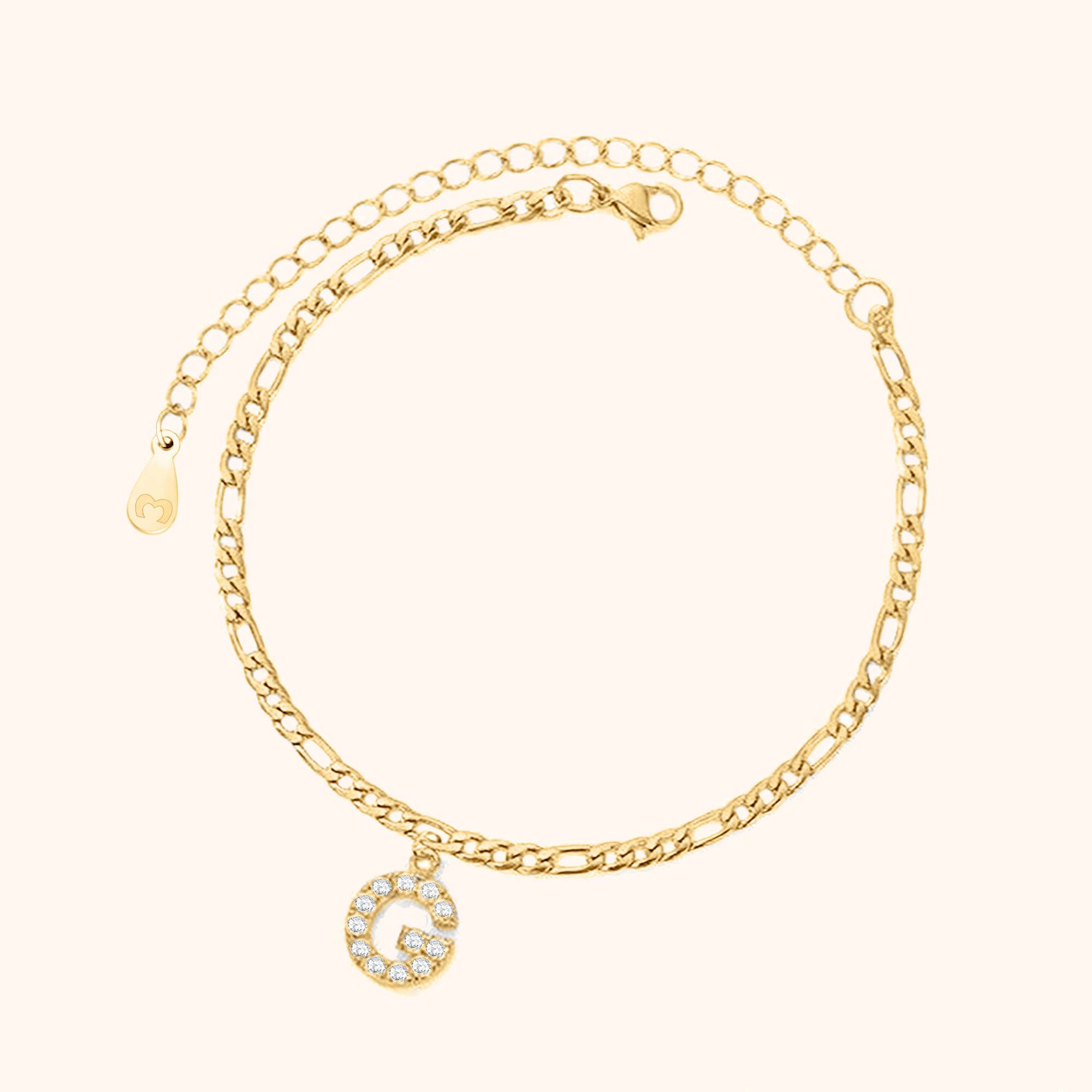 Initials Anklet