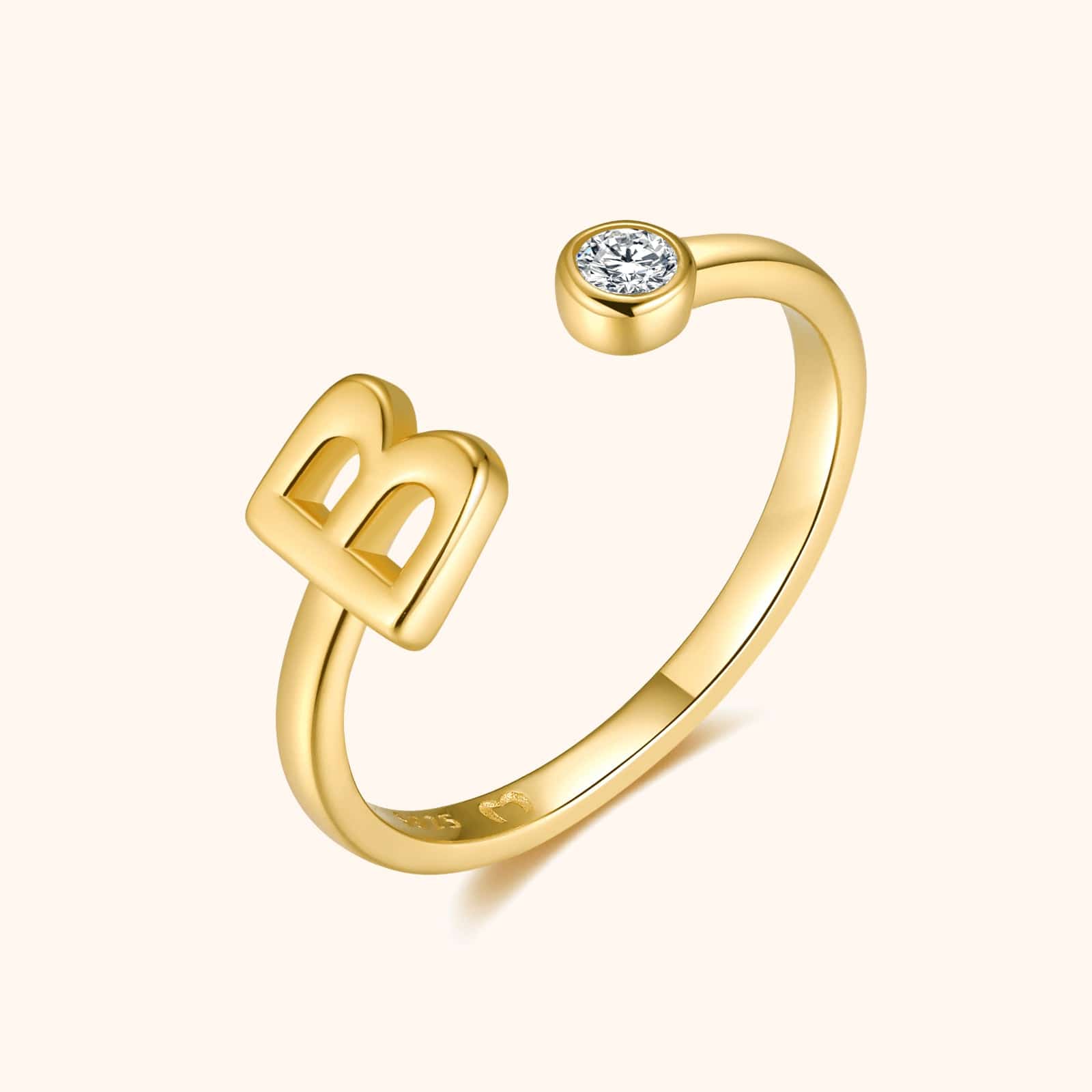 Top Letter Ring - SophiaJewels