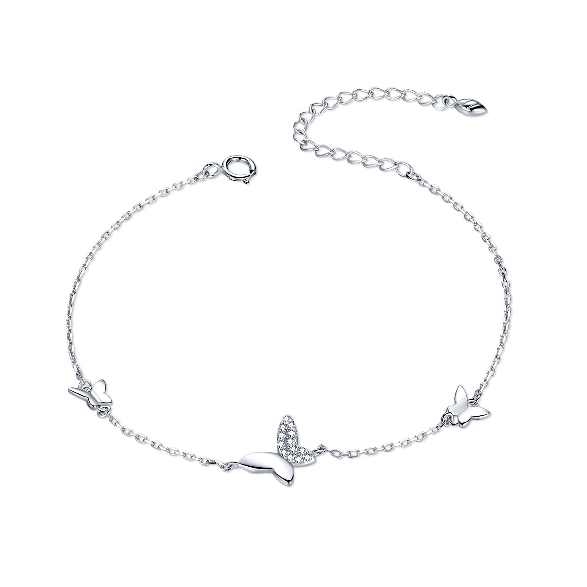 Three Butterfly Bracelet