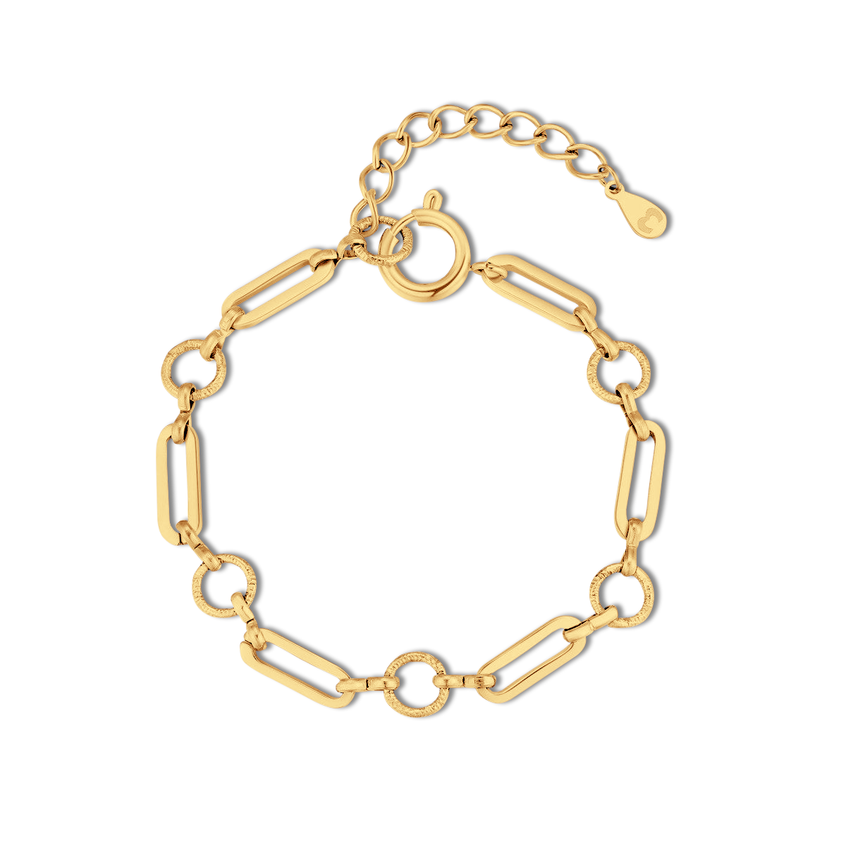 Links and Circles Bracelet