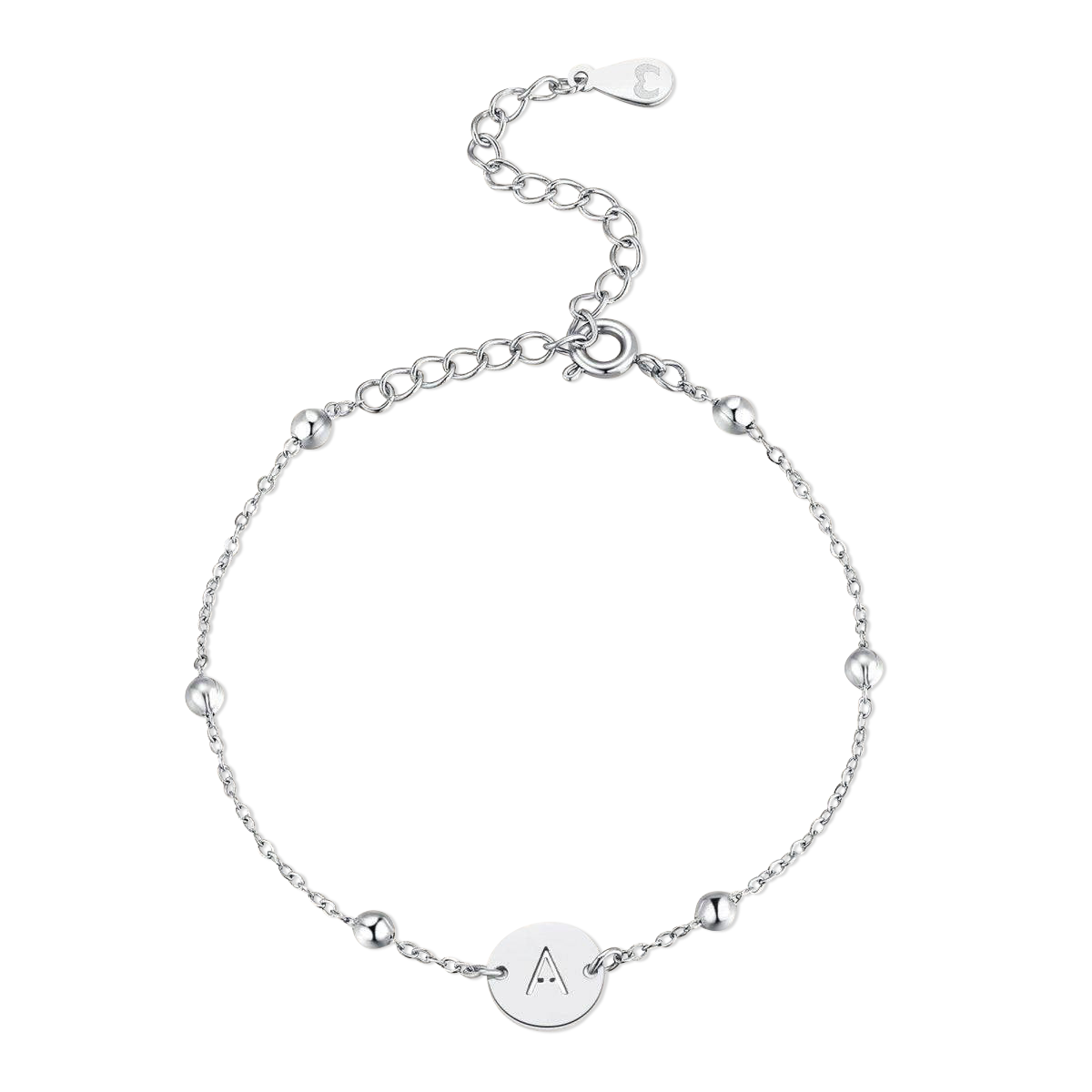 Initial Circle Bracelet - SophiaJewels