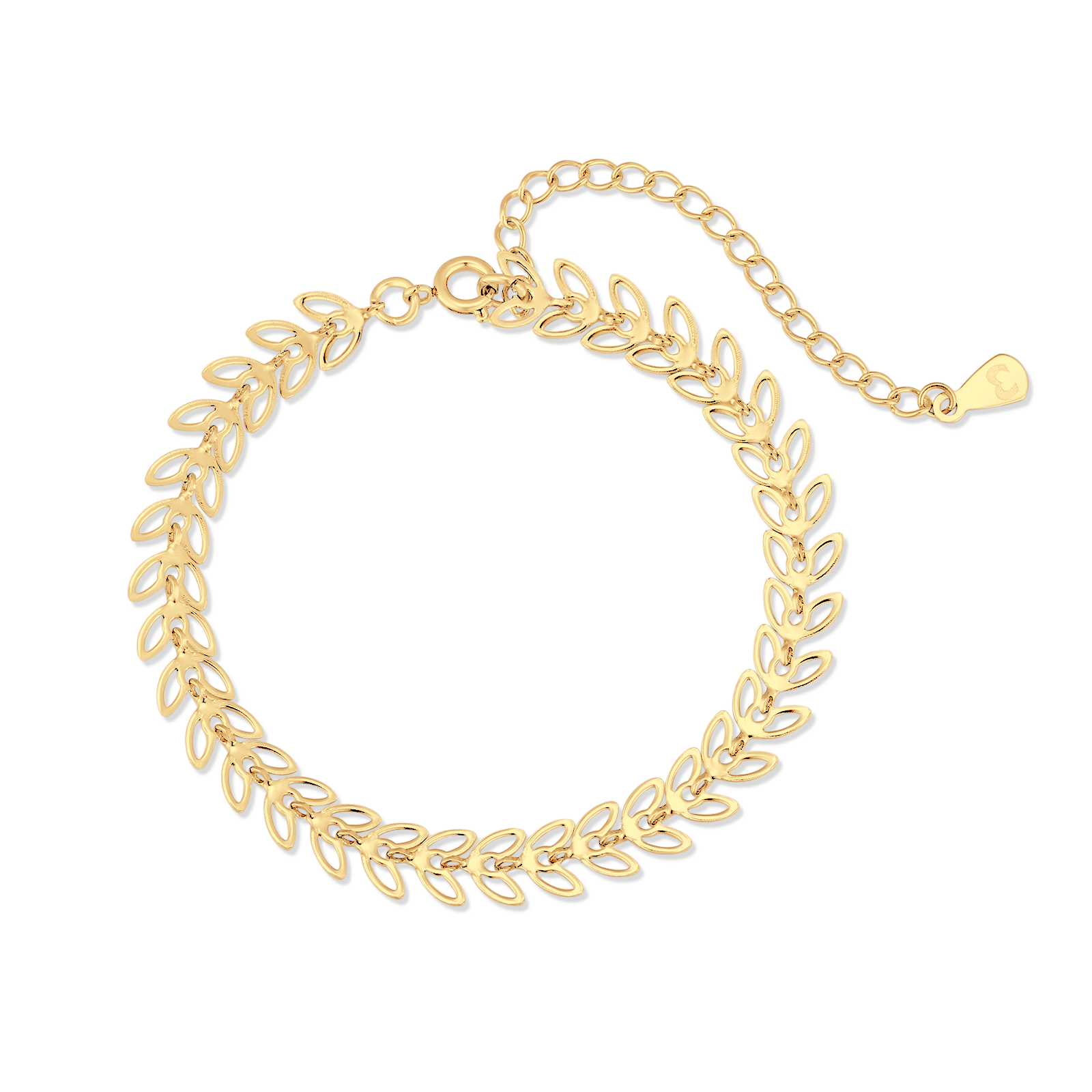 Herringbone Leaf Bracelet - SophiaJewels
