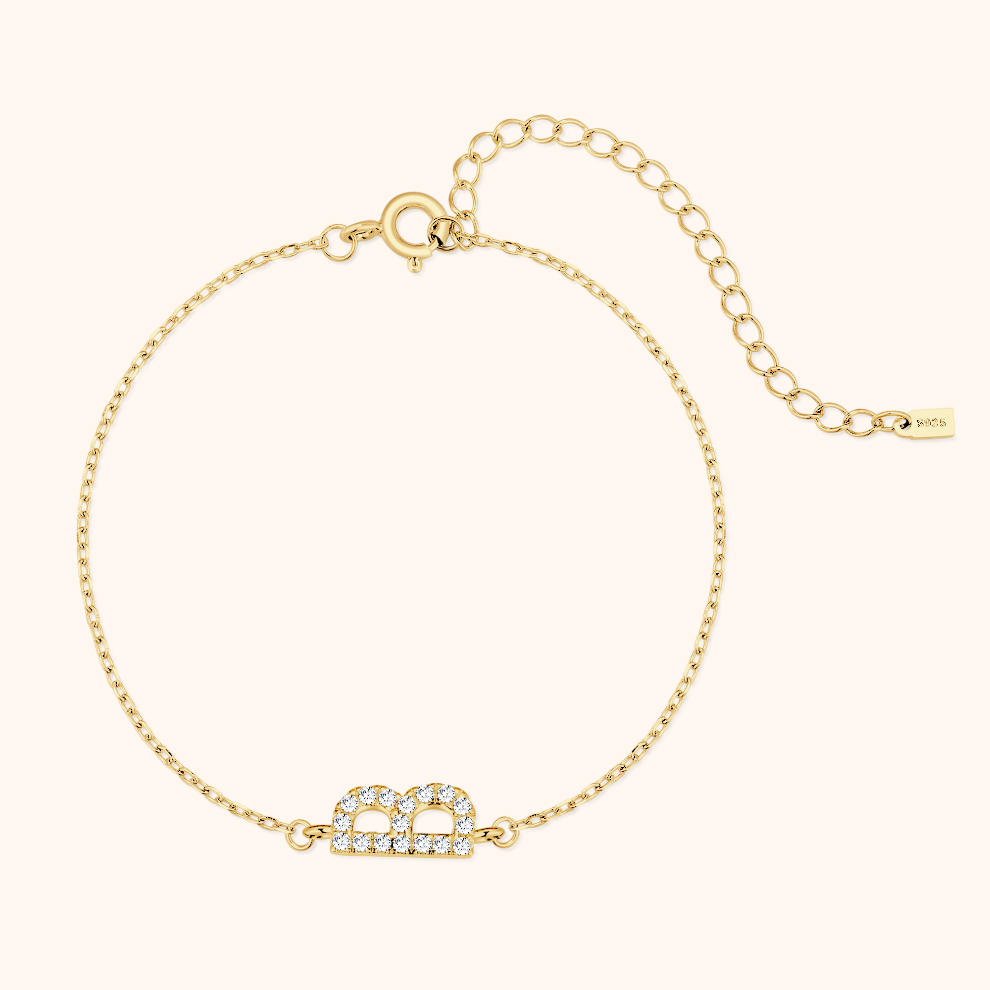 Alpha Letter Glitter Bracelet - SophiaJewels