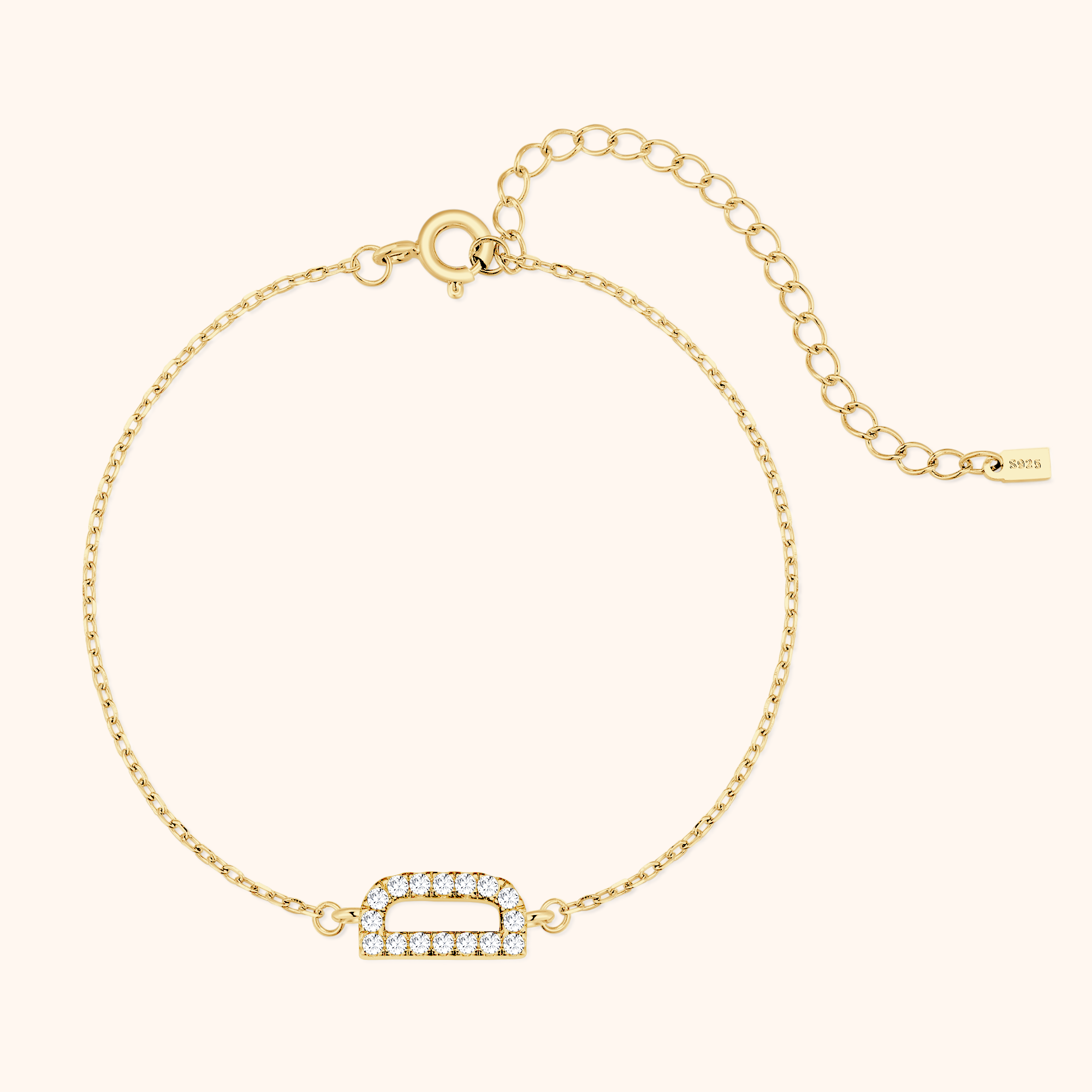 Alpha Letter Glitter Bracelet - SophiaJewels