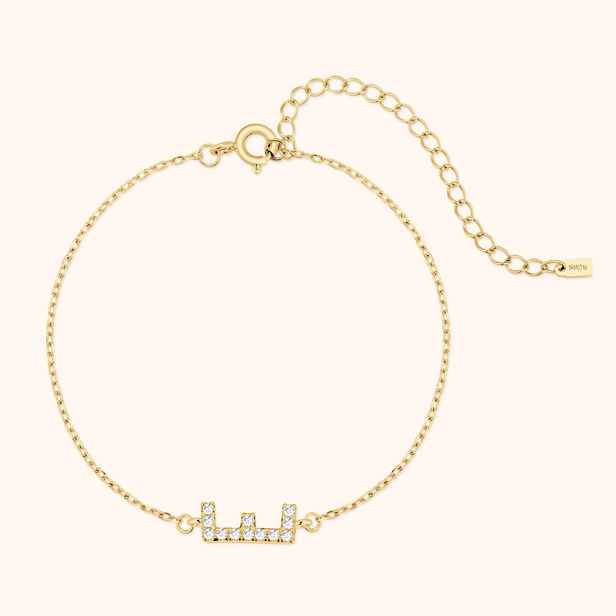 Alpha Letter Glitter Bracelet - SophiaJewels