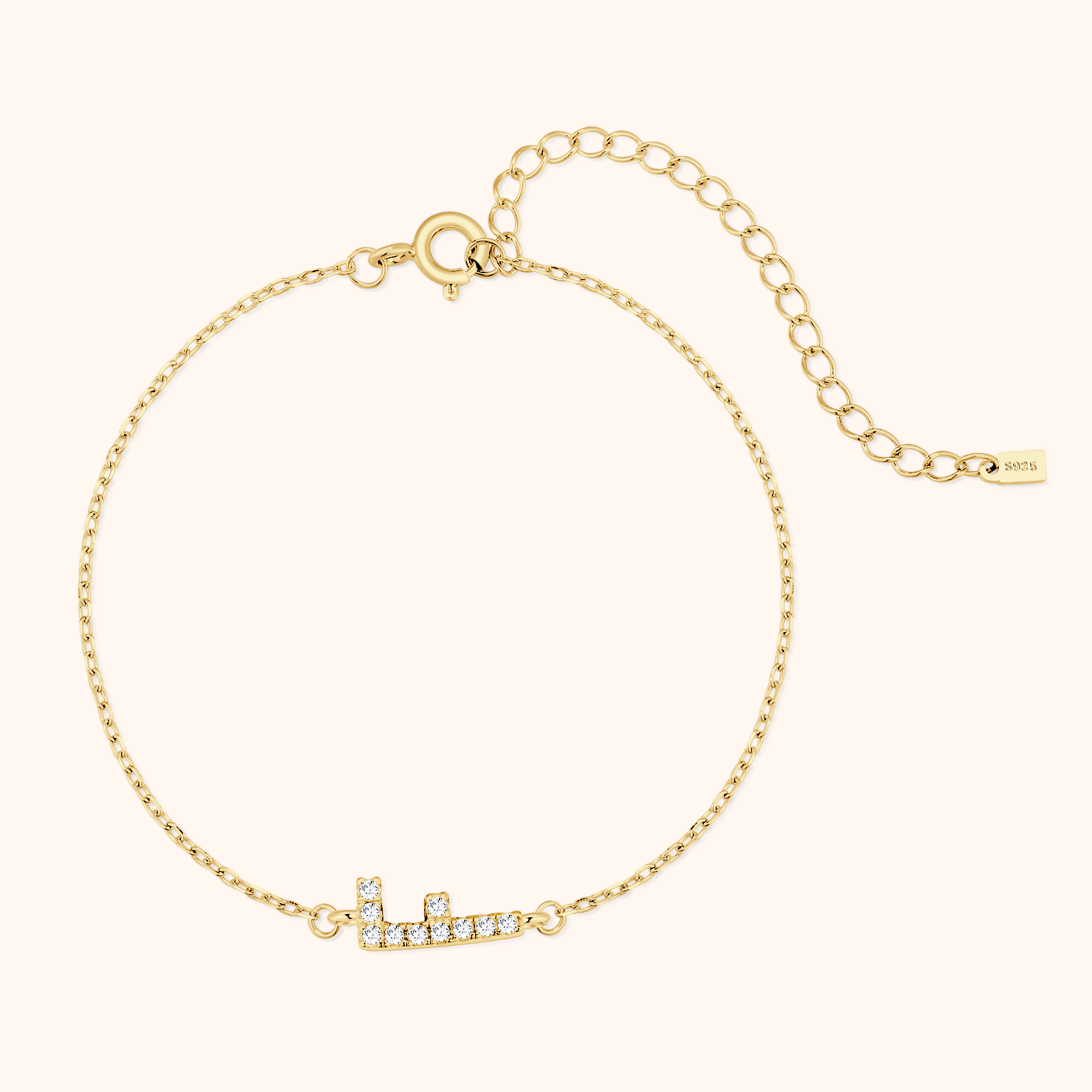 Alpha Letter Glitter Bracelet - SophiaJewels