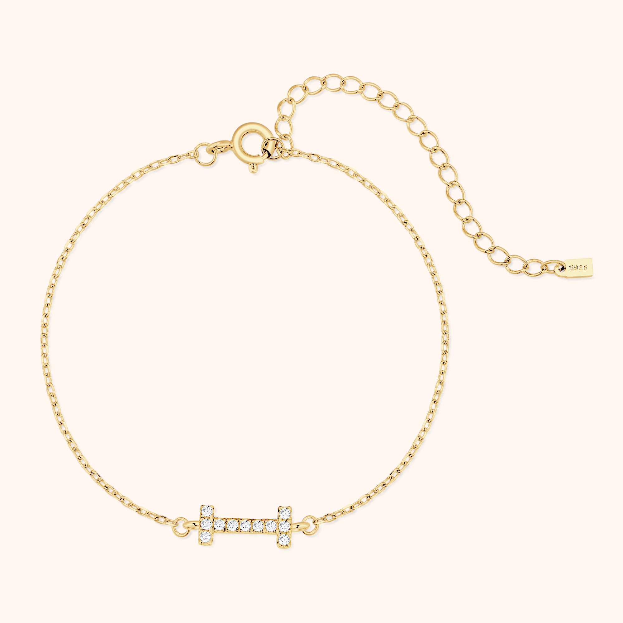 Alpha Letter Glitter Bracelet - SophiaJewels