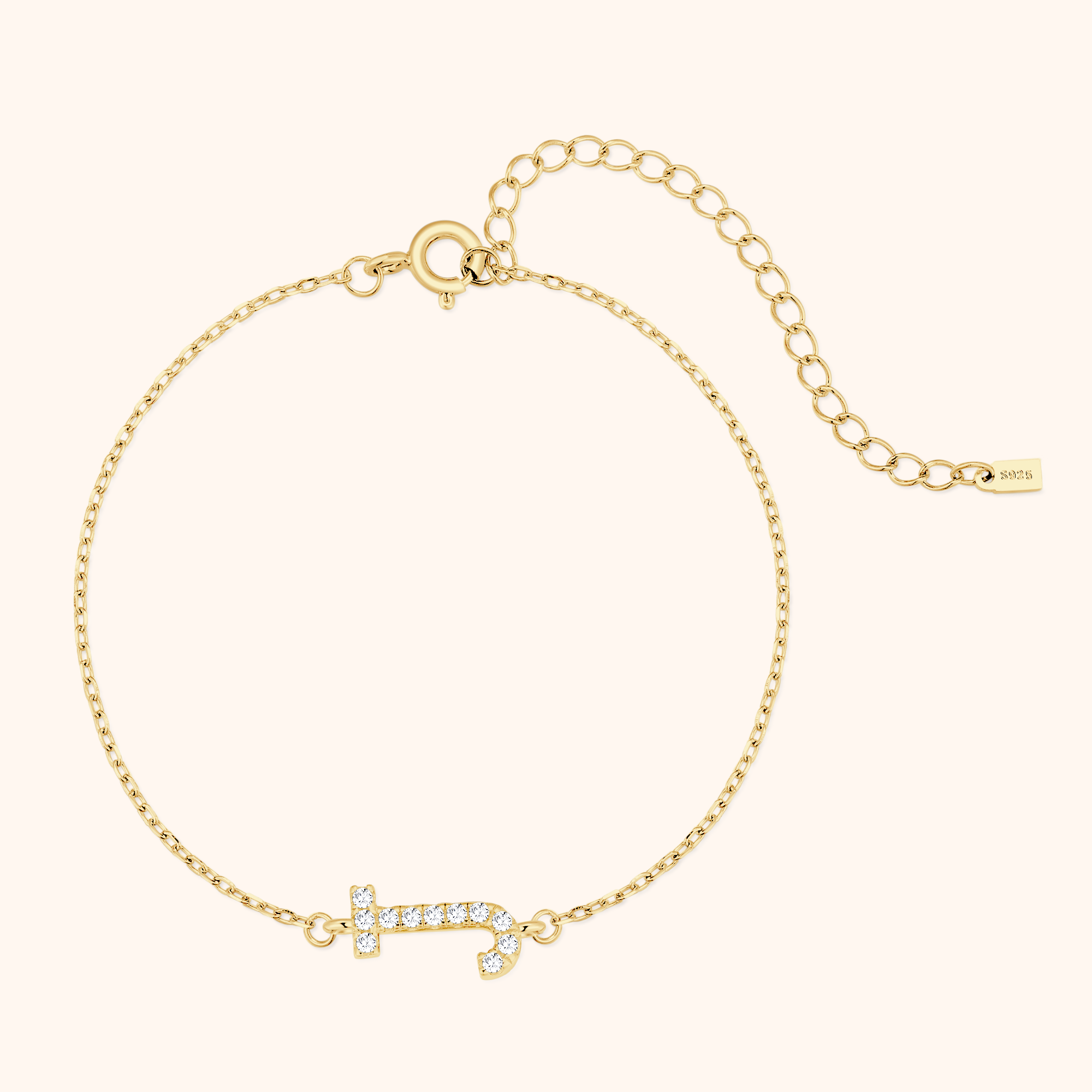 Alpha Letter Glitter Bracelet - SophiaJewels