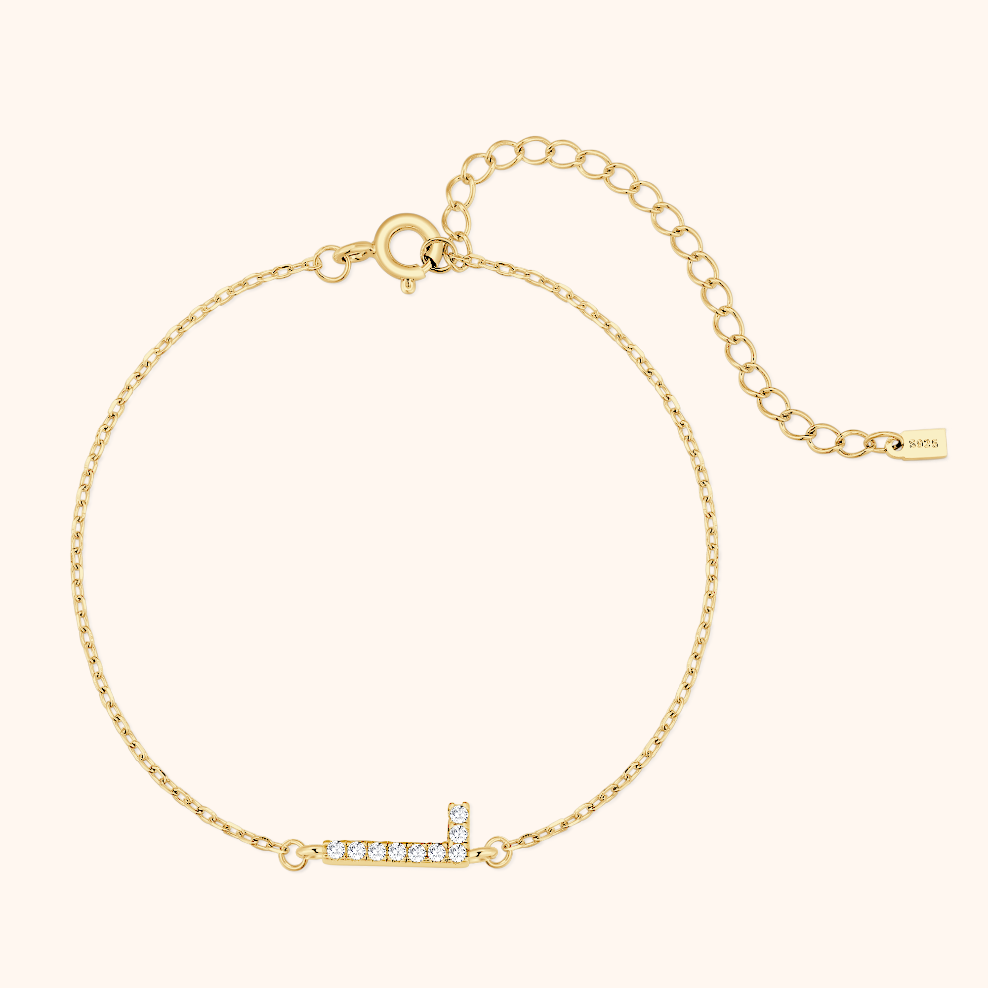 Alpha Letter Glitter Bracelet - SophiaJewels