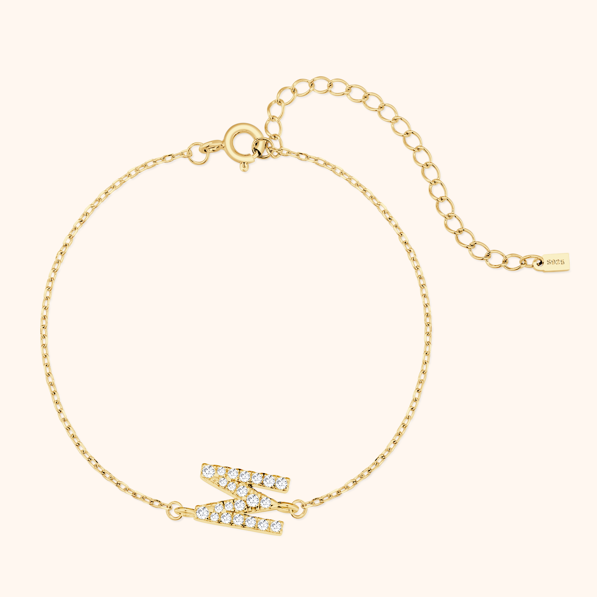 Alpha Letter Glitter Bracelet - SophiaJewels