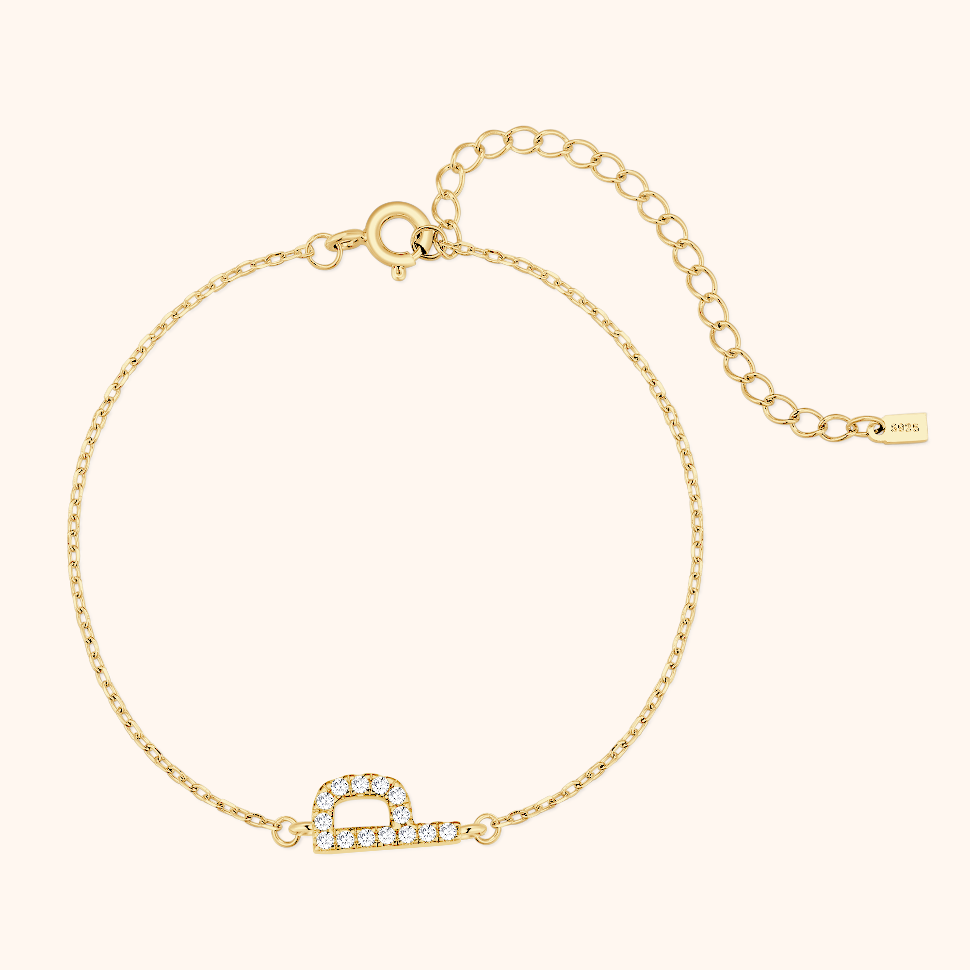 Alpha Letter Glitter Bracelet - SophiaJewels