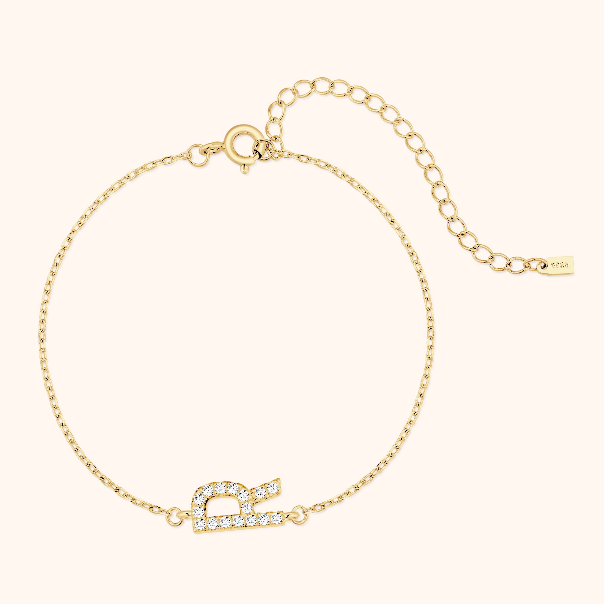 Alpha Letter Glitter Bracelet - SophiaJewels