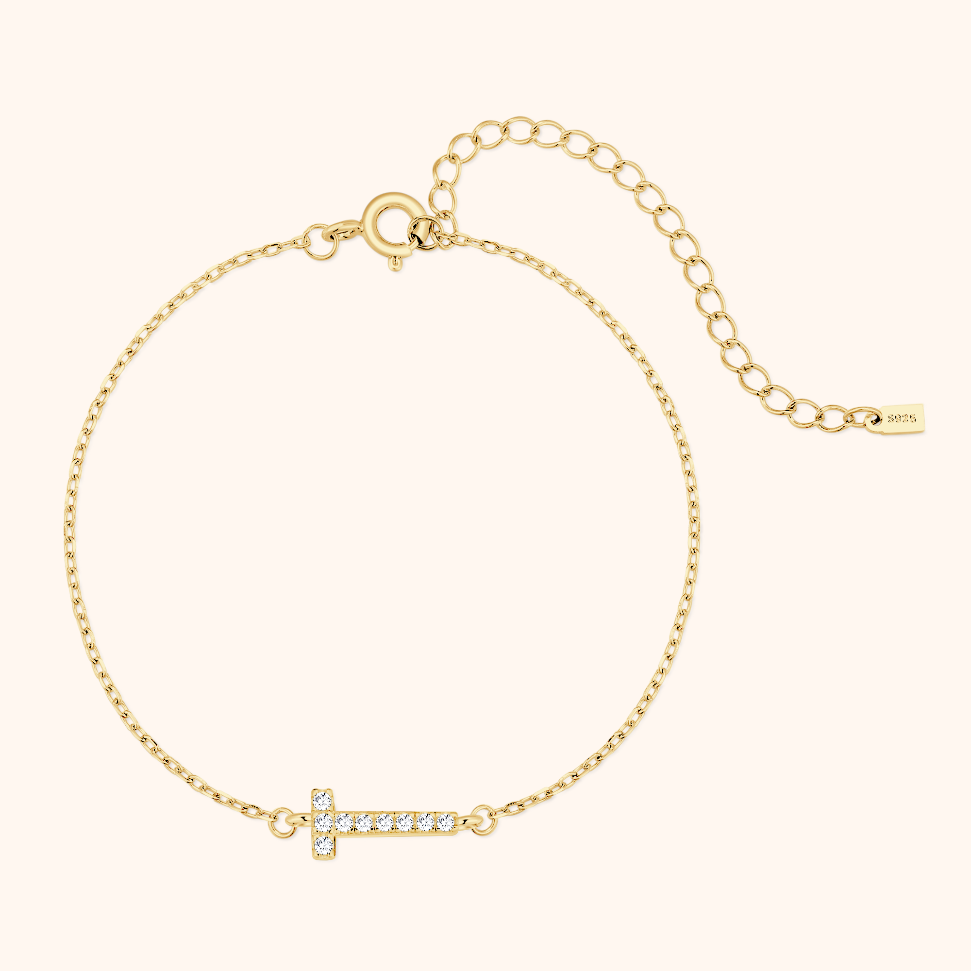 Alpha Letter Glitter Bracelet - SophiaJewels