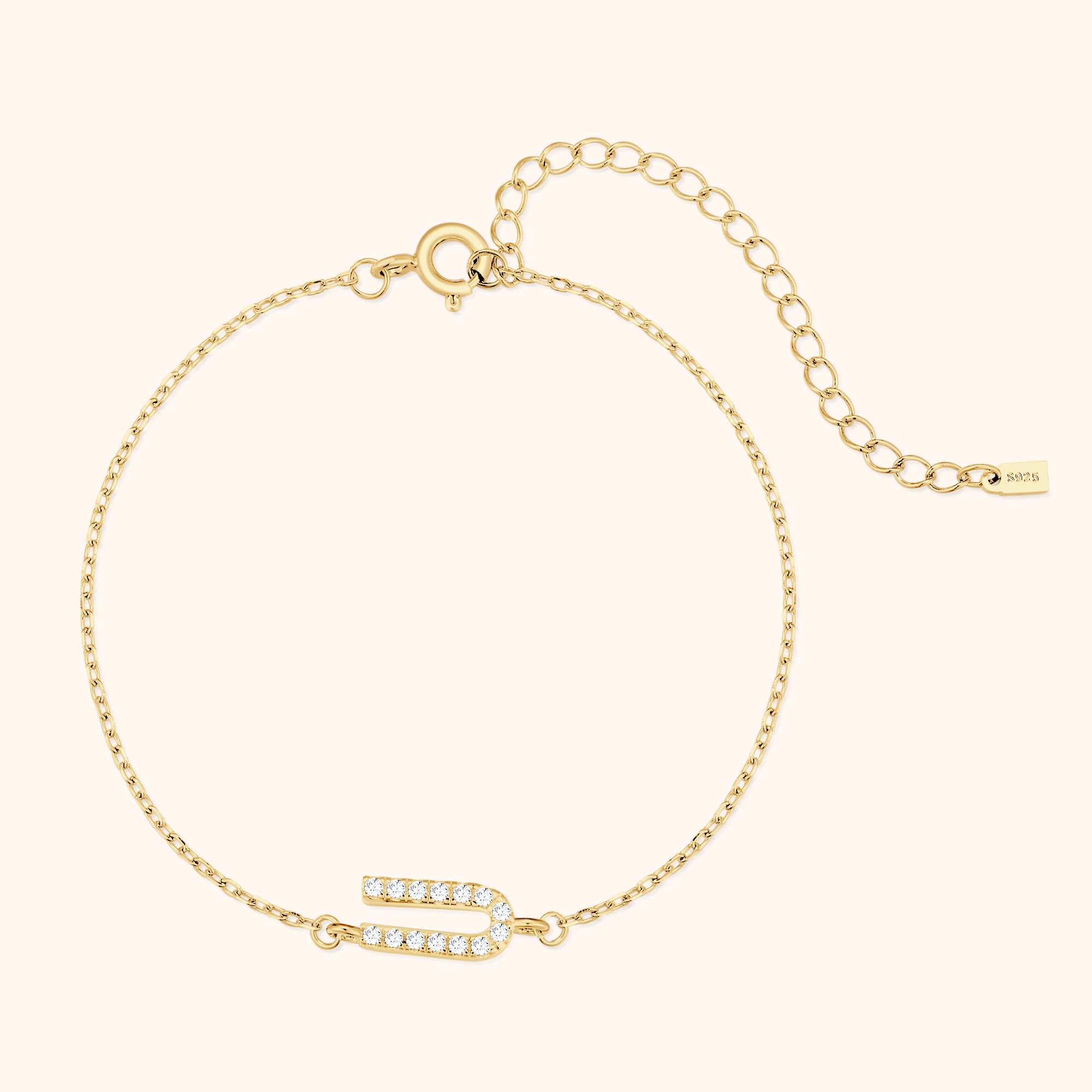 Alpha Letter Glitter Bracelet - SophiaJewels