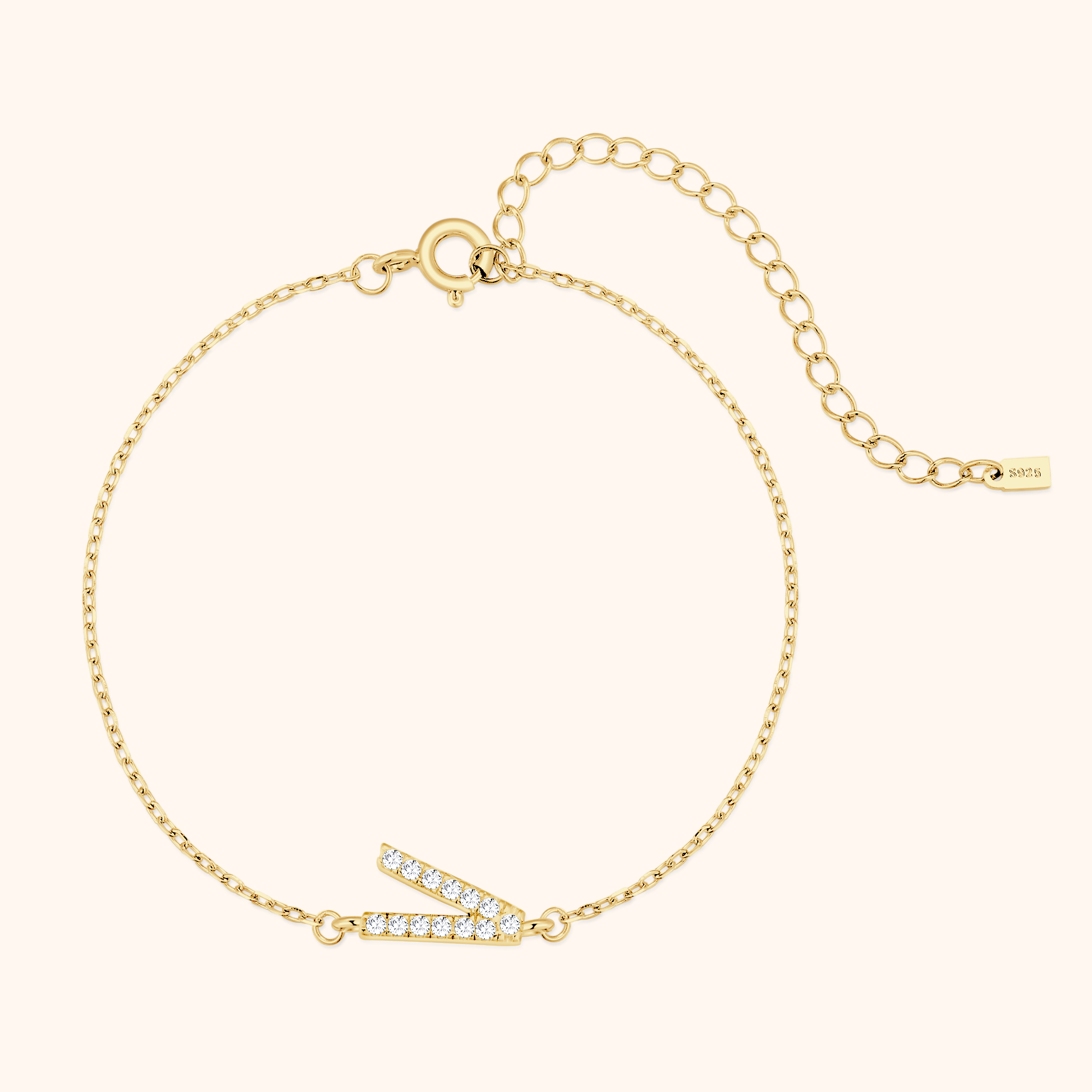 Alpha Letter Glitter Bracelet - SophiaJewels