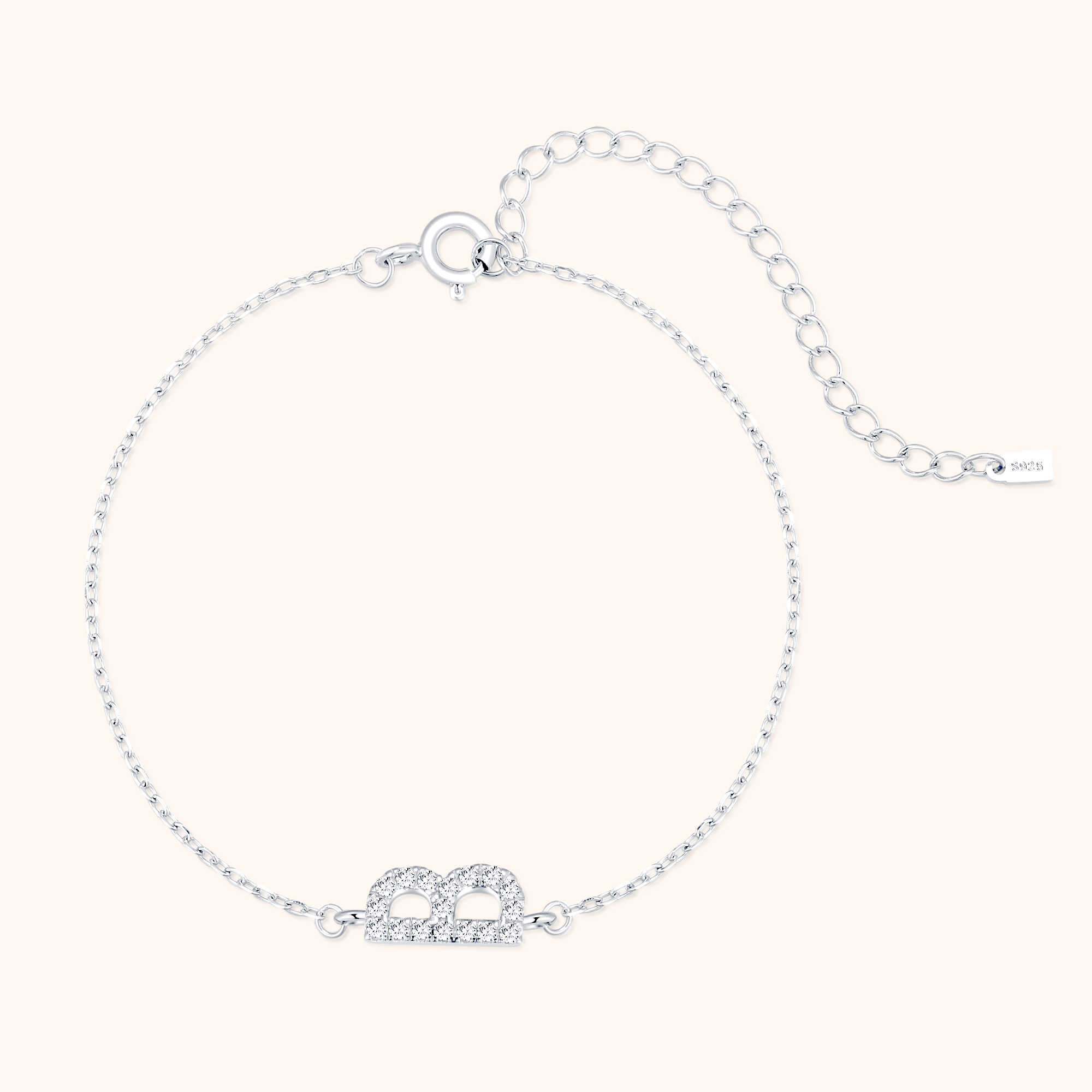 Alpha Letter Glitter Bracelet - SophiaJewels