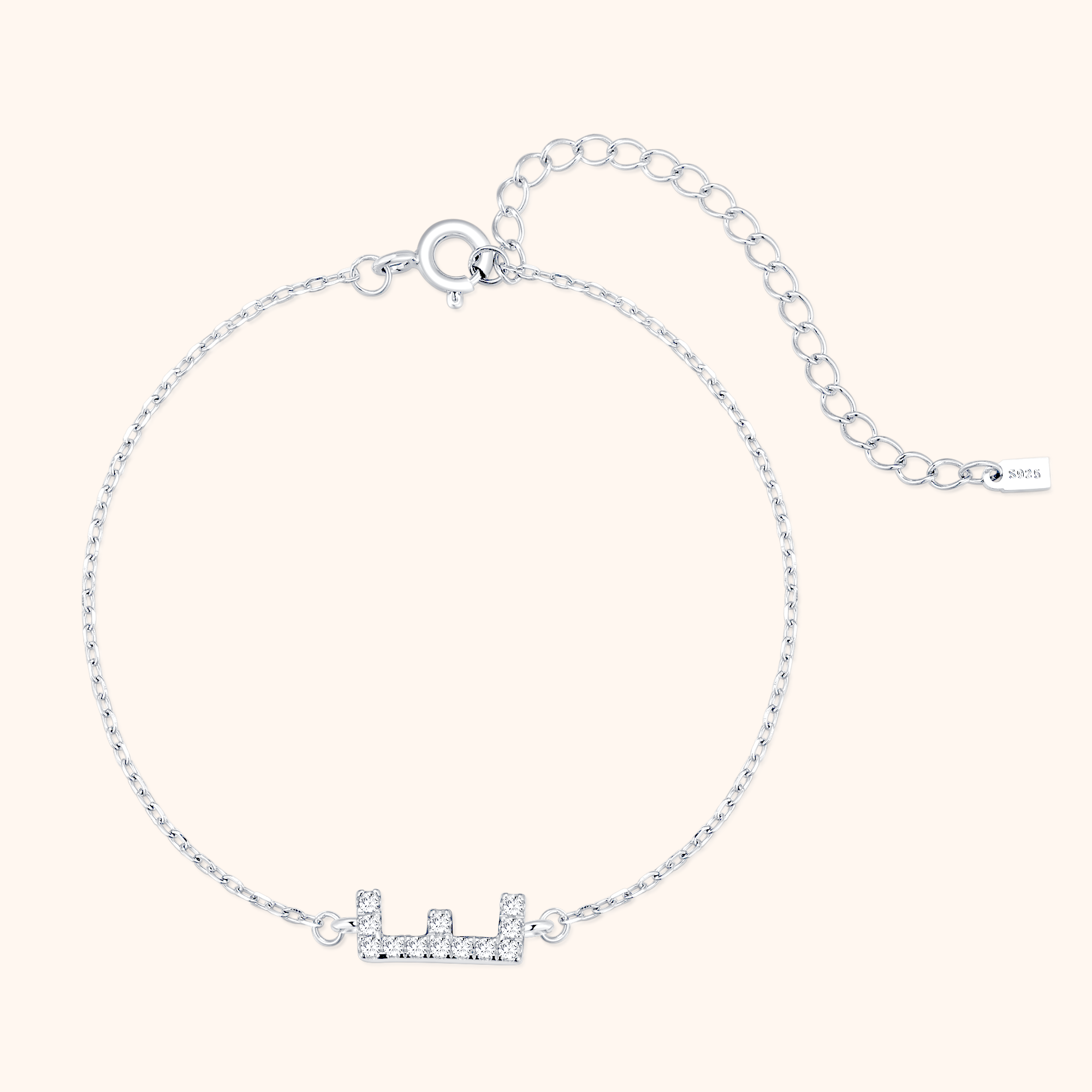 Alpha Letter Glitter Bracelet - SophiaJewels