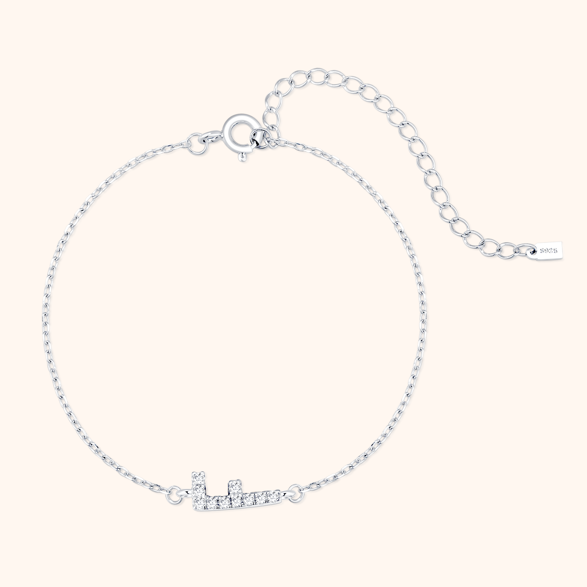 Alpha Letter Glitter Bracelet - SophiaJewels