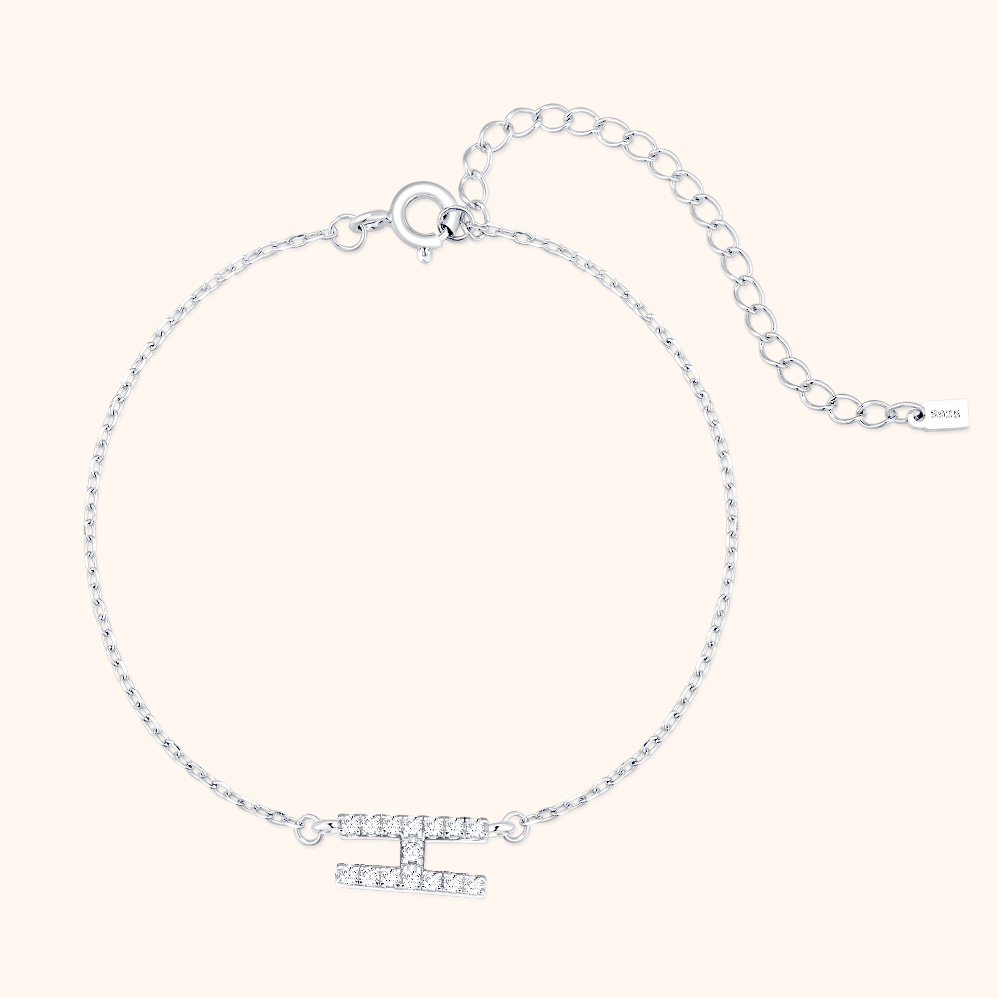 Alpha Letter Glitter Bracelet - SophiaJewels