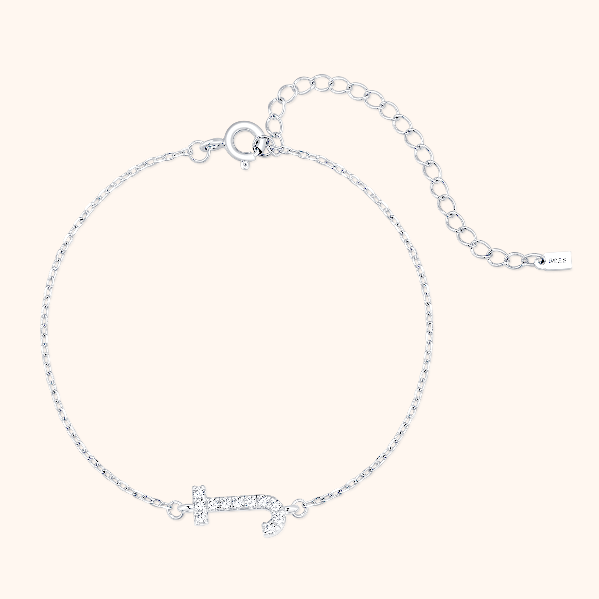 Alpha Letter Glitter Bracelet - SophiaJewels