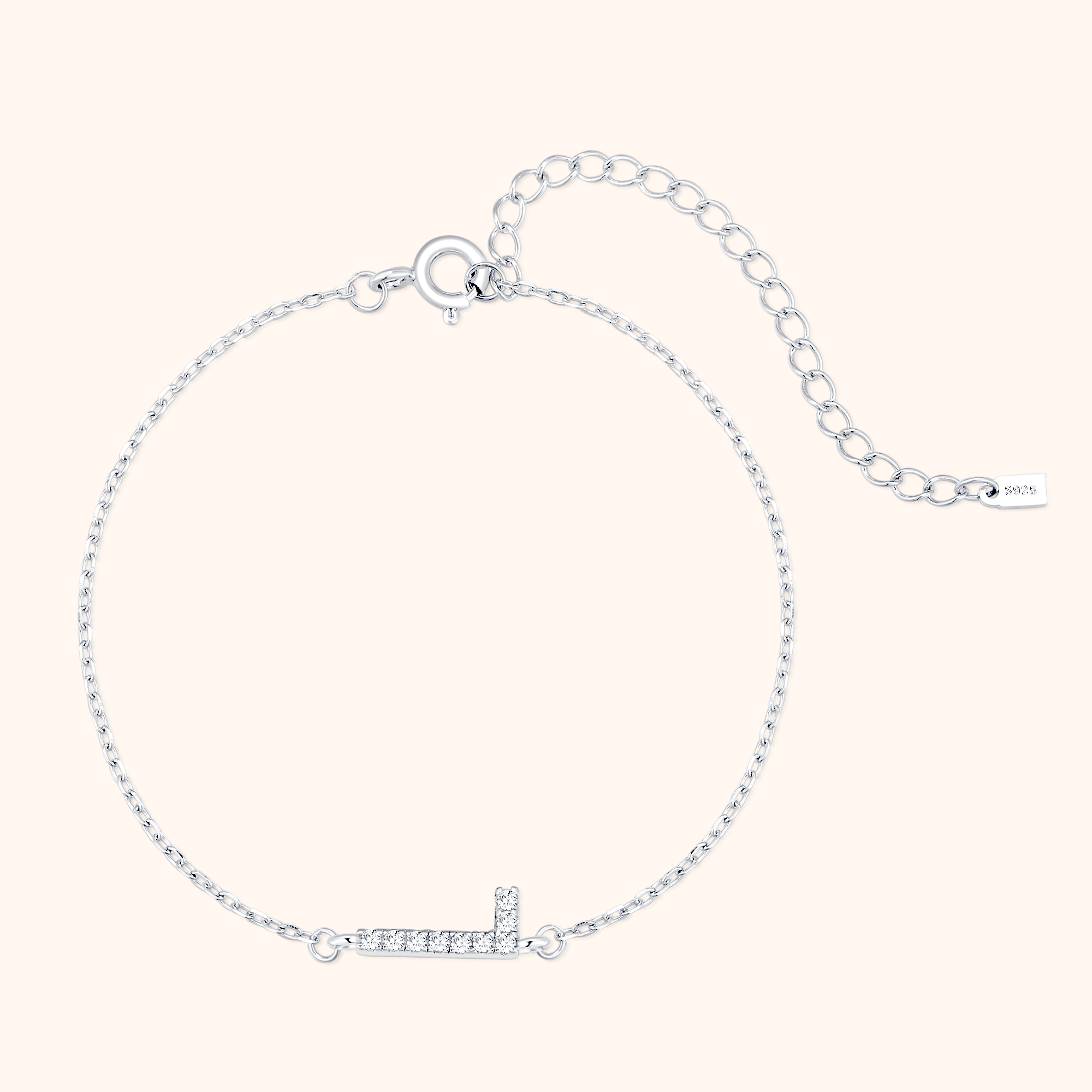 Alpha Letter Glitter Bracelet - SophiaJewels