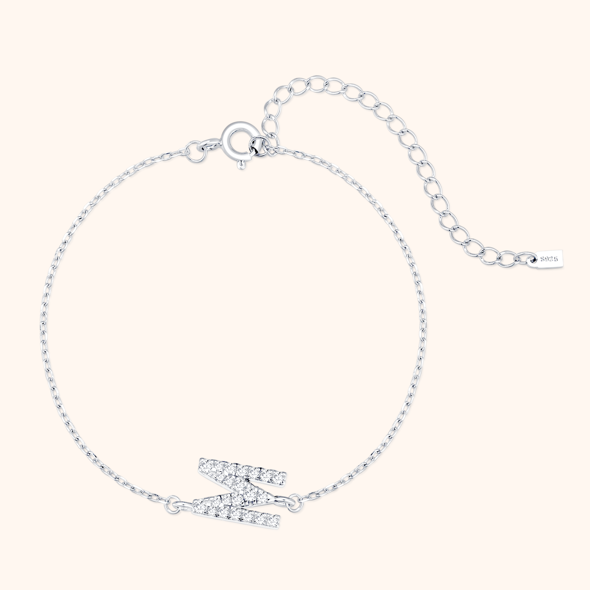 Alpha Letter Glitter Bracelet - SophiaJewels