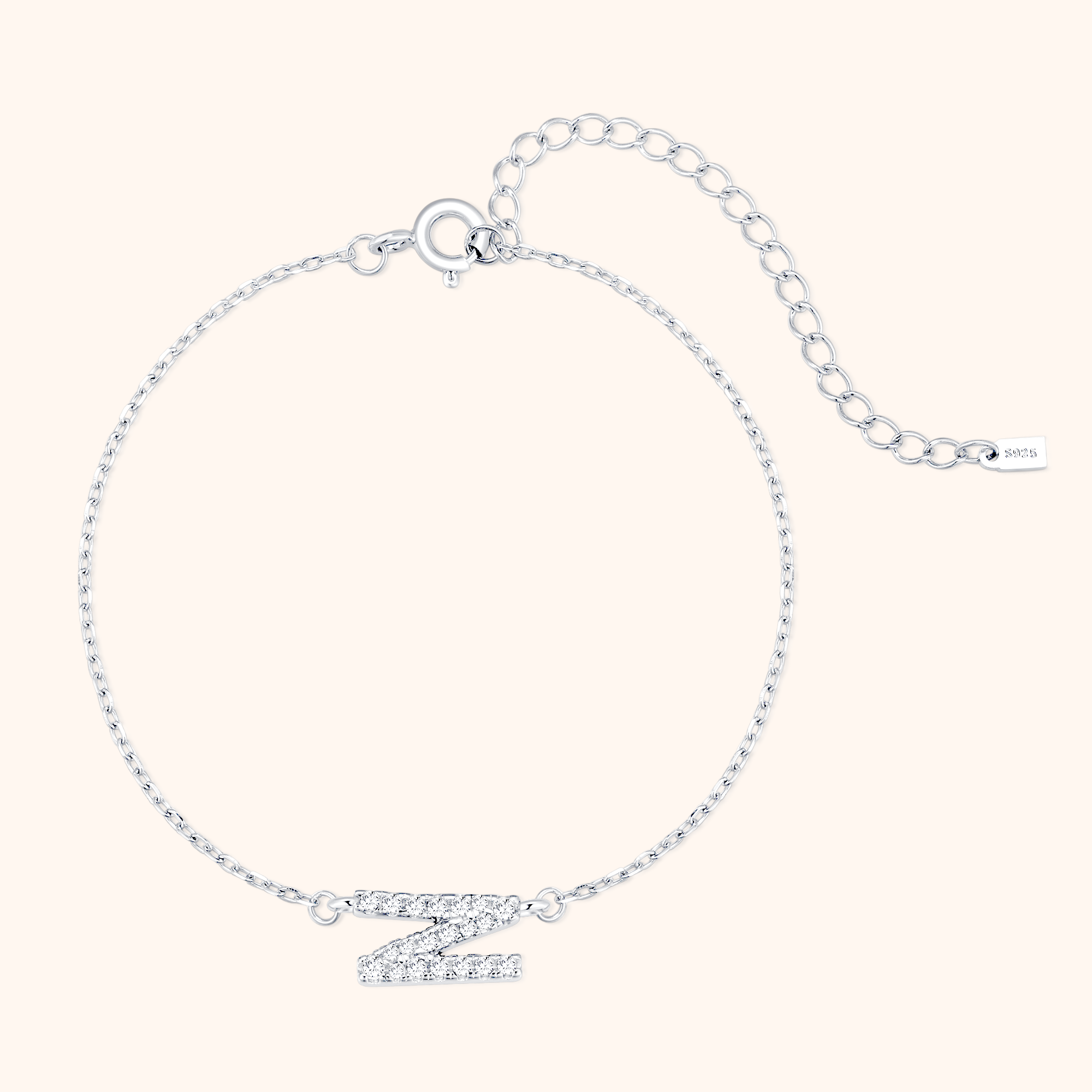 Alpha Letter Glitter Bracelet - SophiaJewels