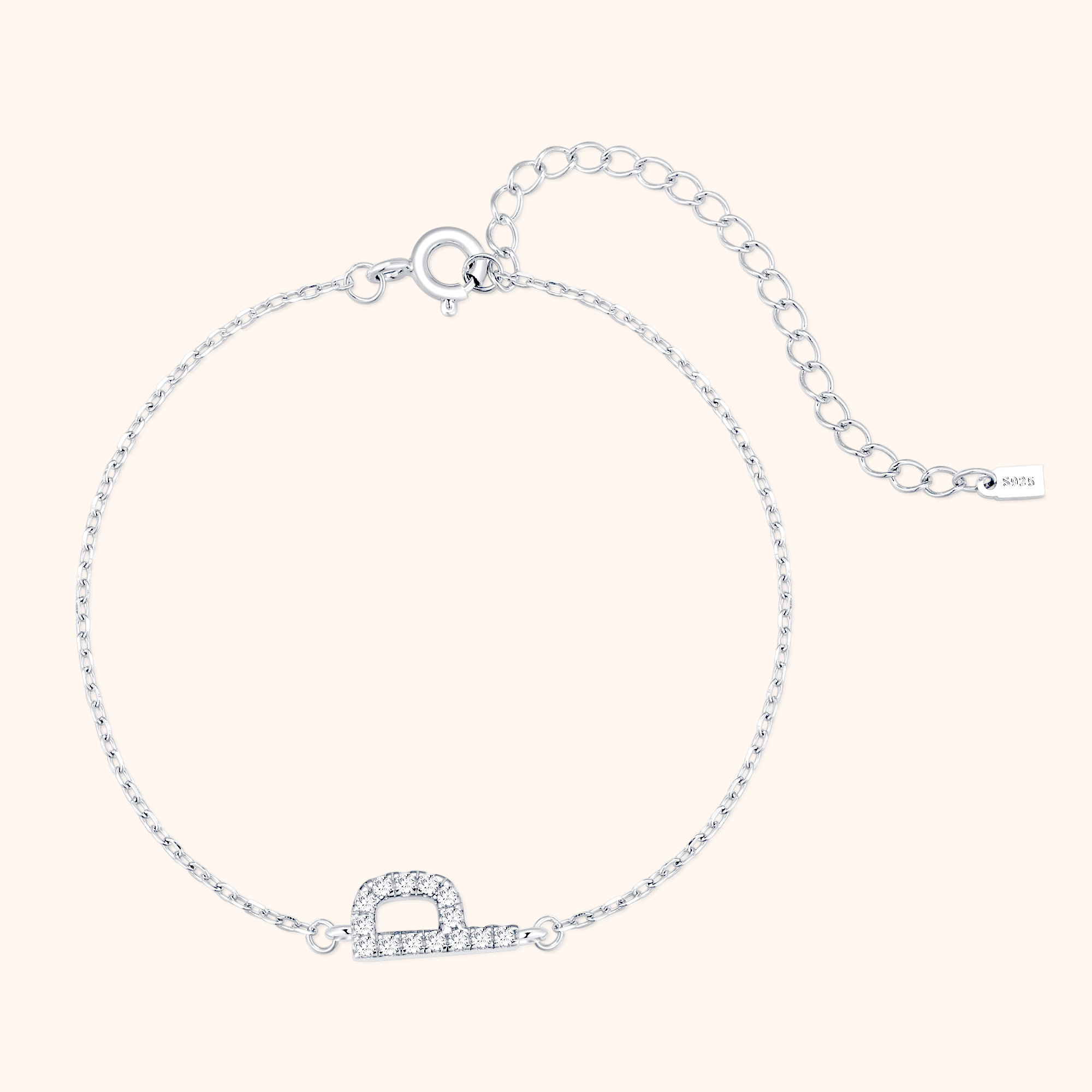 Alpha Letter Glitter Bracelet - SophiaJewels