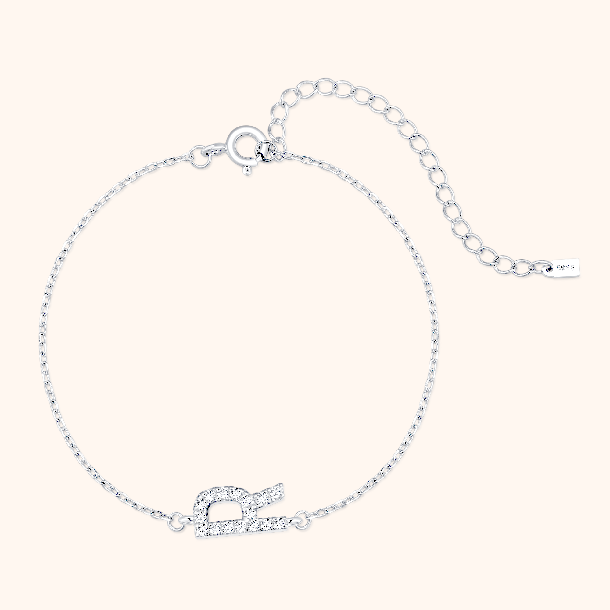 Alpha Letter Glitter Bracelet - SophiaJewels