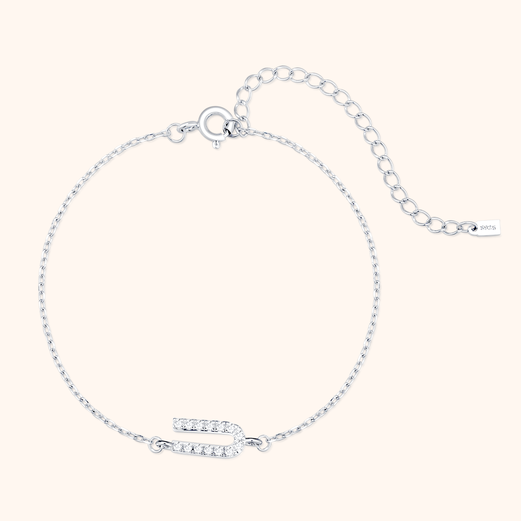 Alpha Letter Glitter Bracelet - SophiaJewels