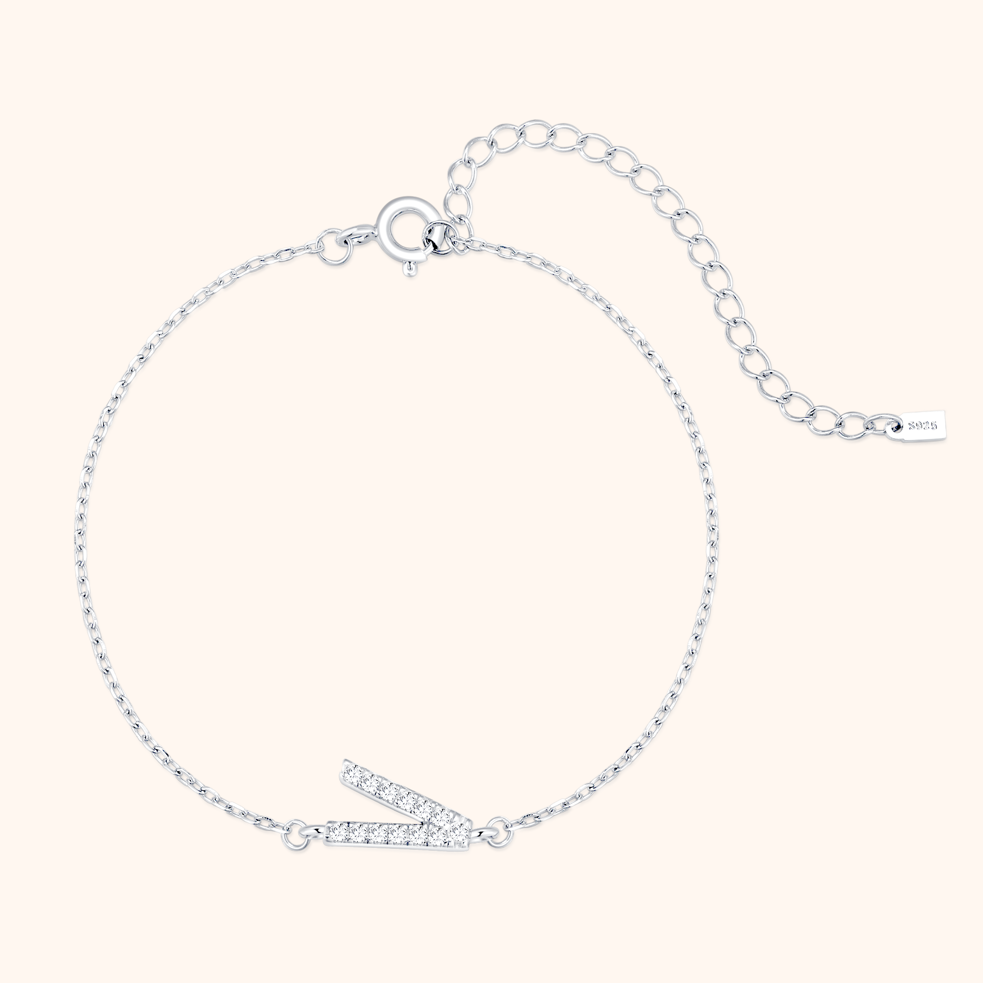 Alpha Letter Glitter Bracelet - SophiaJewels