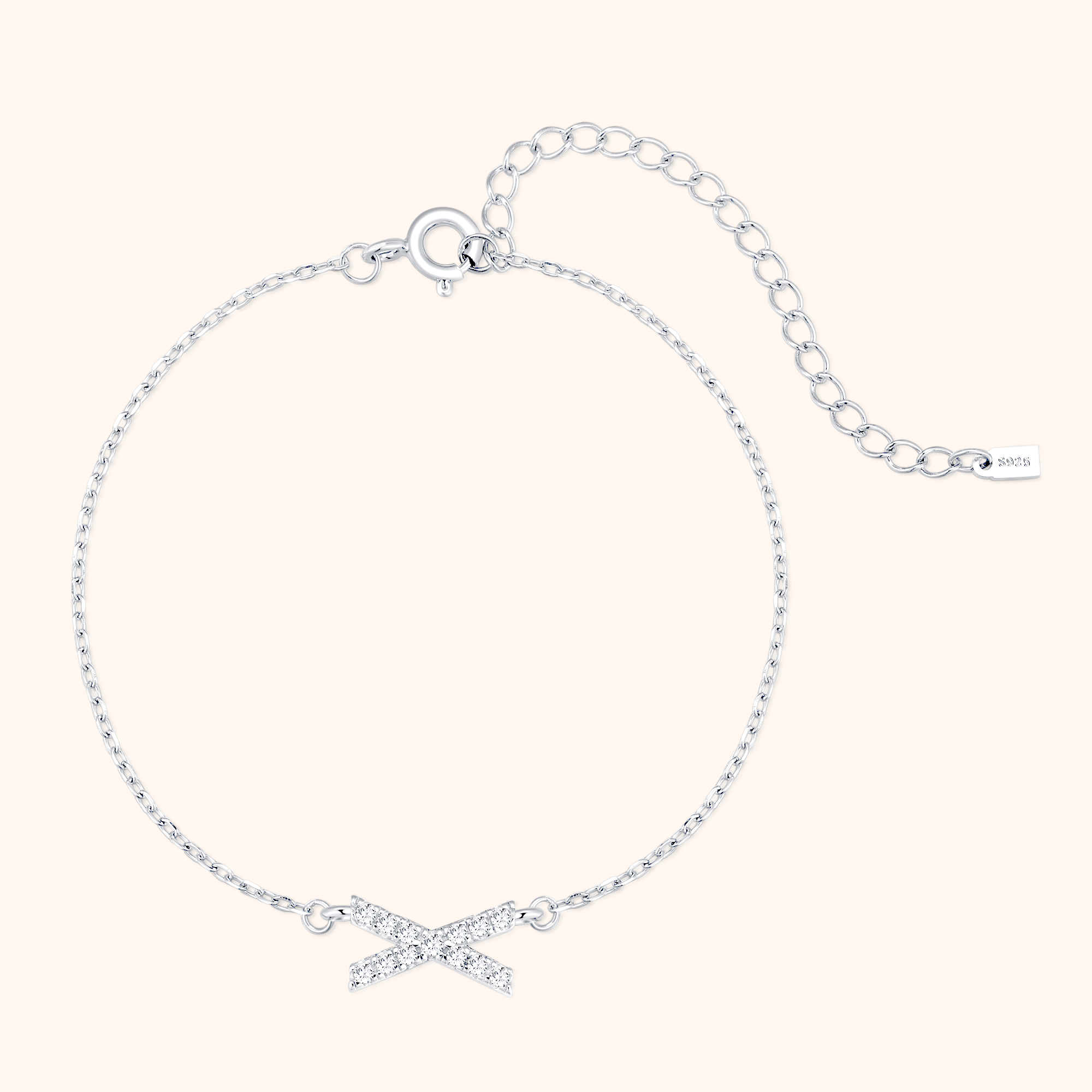 Alpha Letter Glitter Bracelet - SophiaJewels