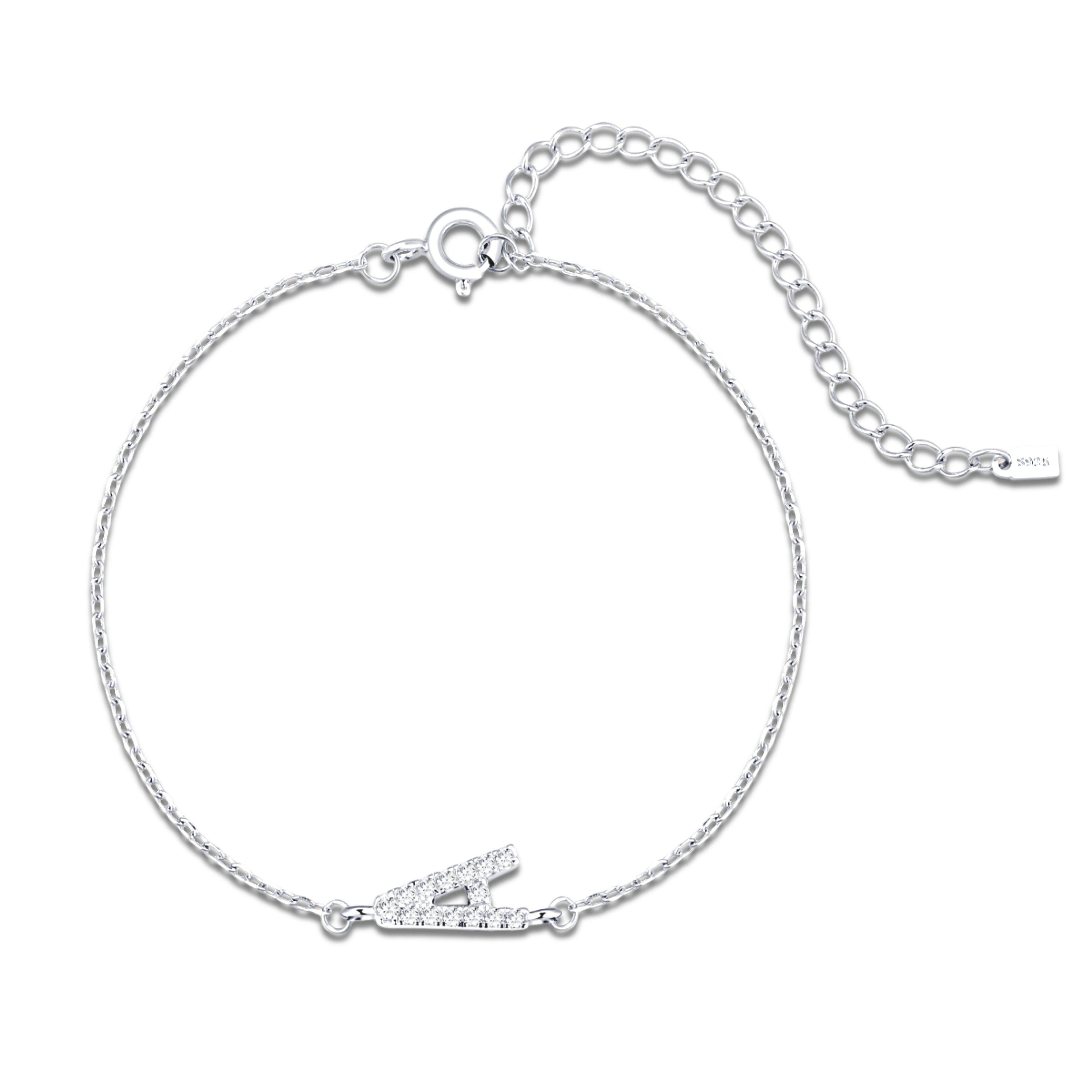 Alpha Letter Glitter Bracelet - SophiaJewels