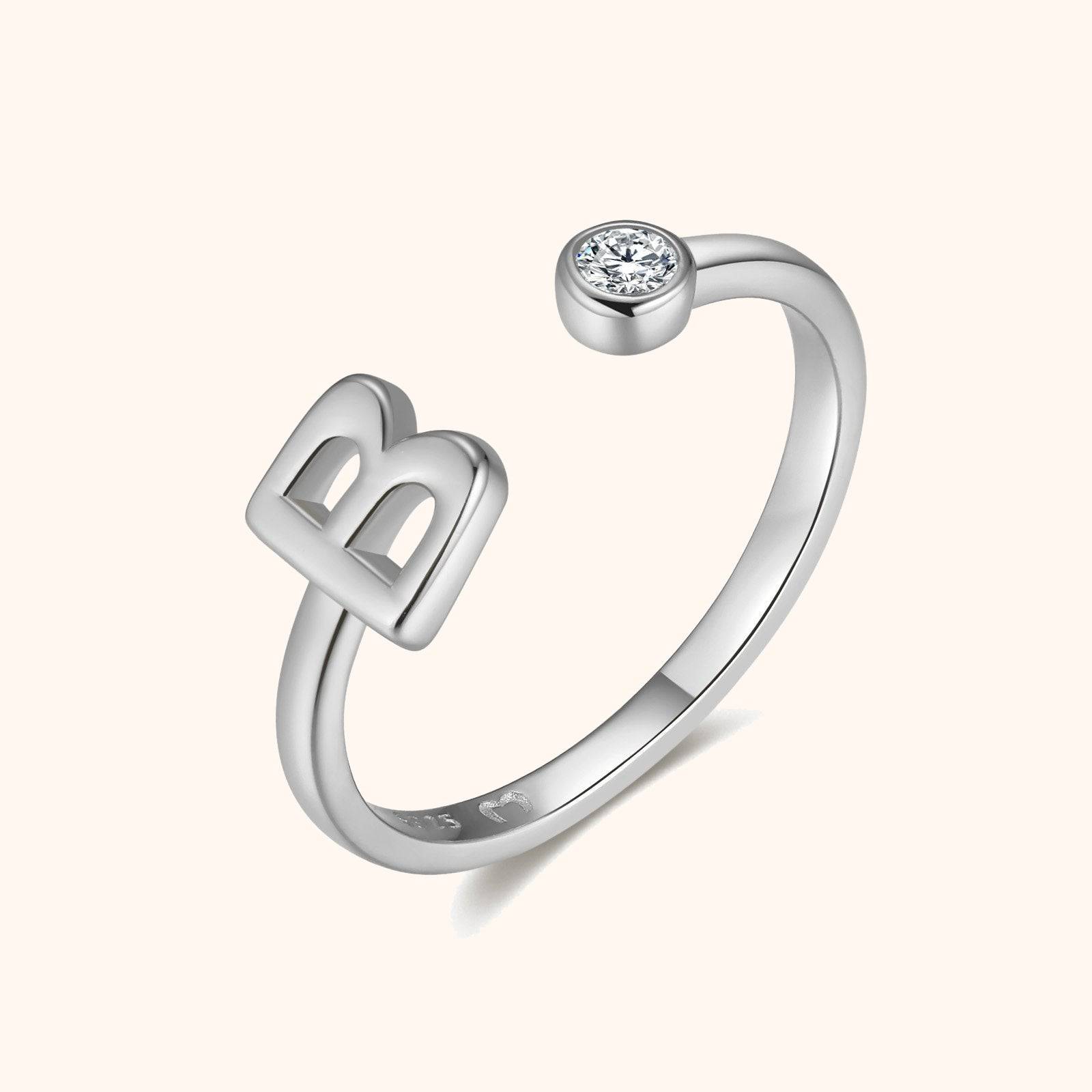 Top Letter Ring - SophiaJewels