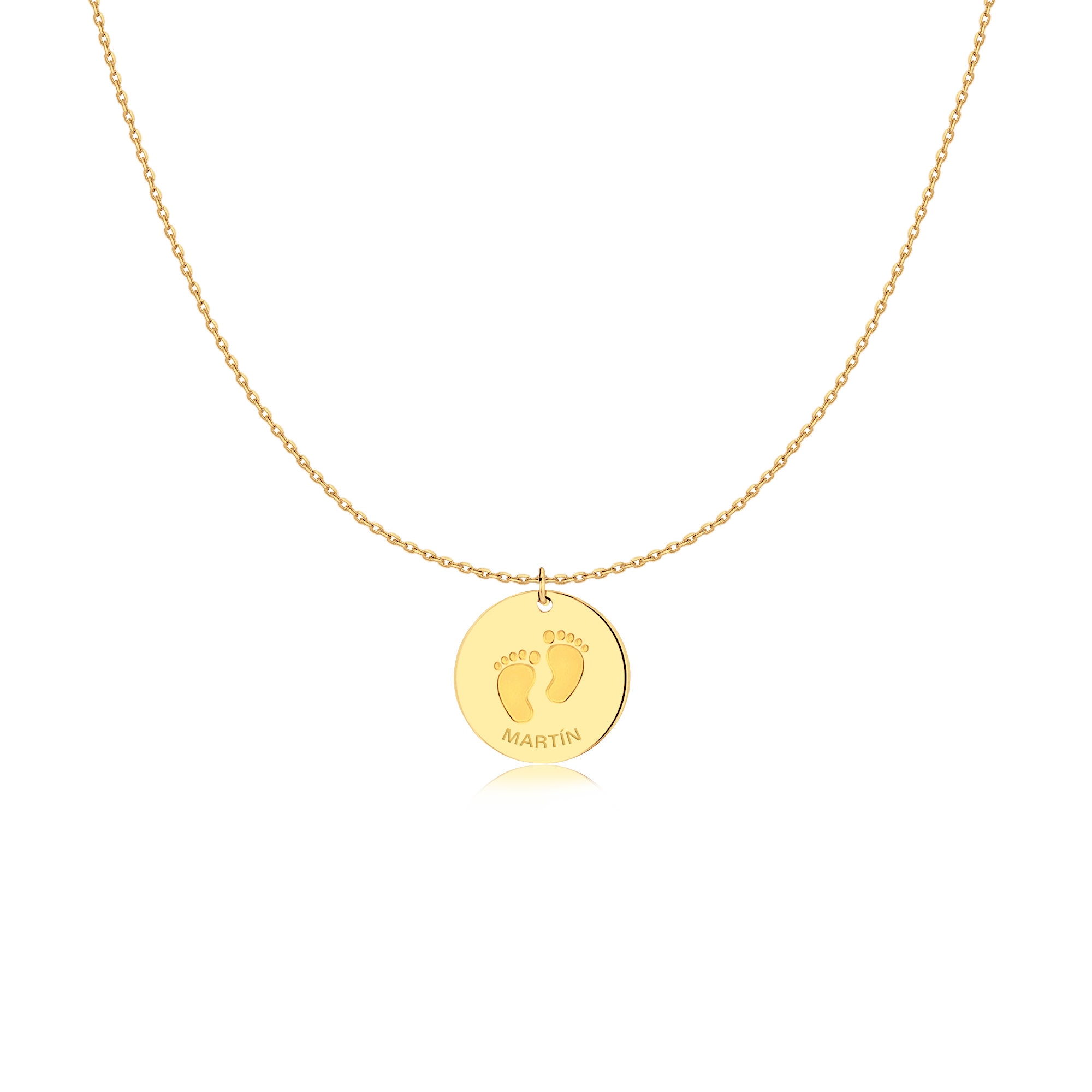 Footsteps Necklace - Personalised - SophiaJewels
