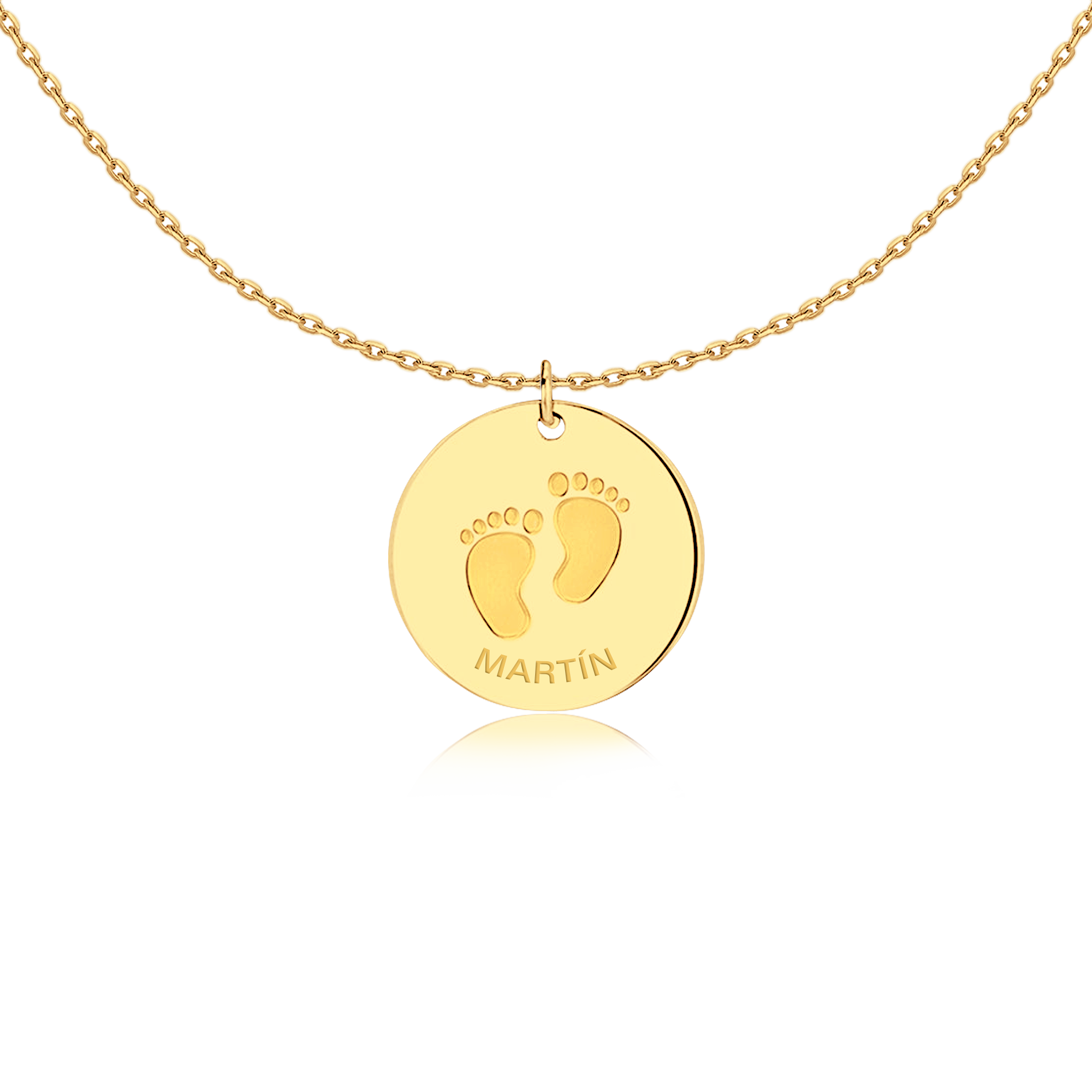 Footsteps Necklace - Personalised - SophiaJewels