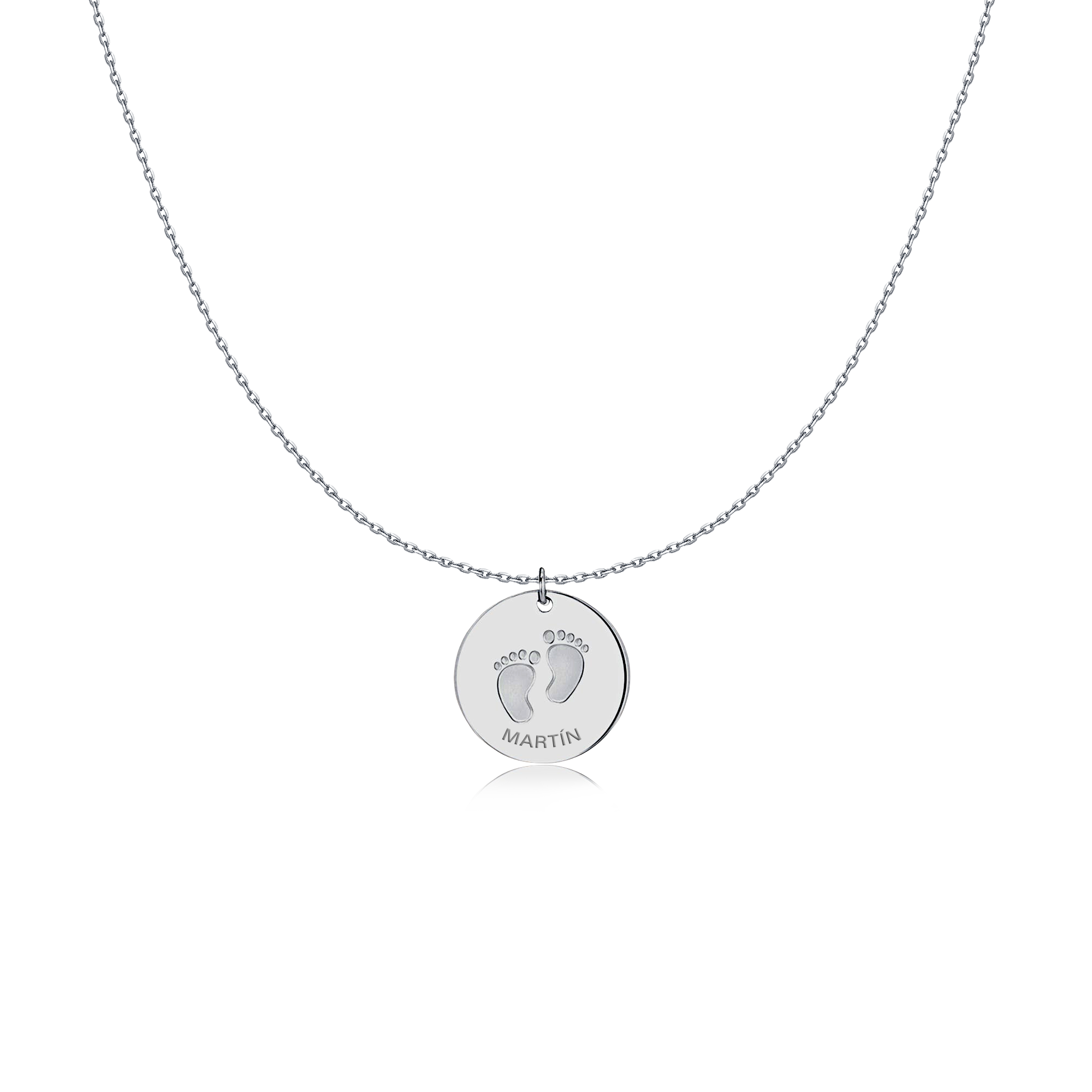 Footsteps Necklace - Personalised - SophiaJewels
