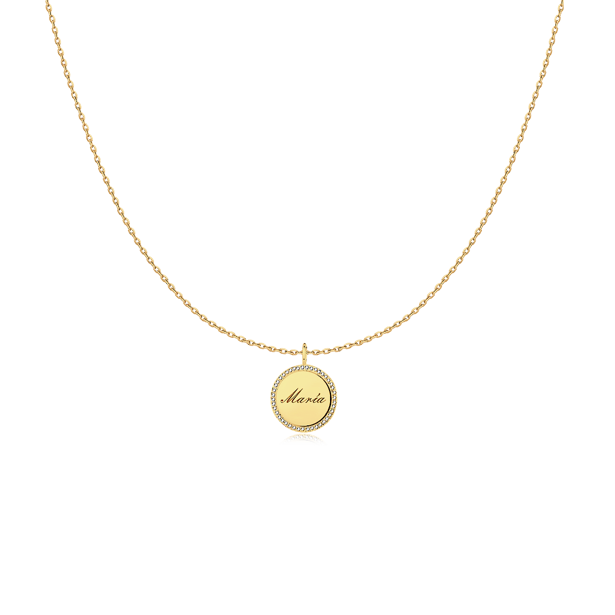 Medallion Necklace - Personalized
