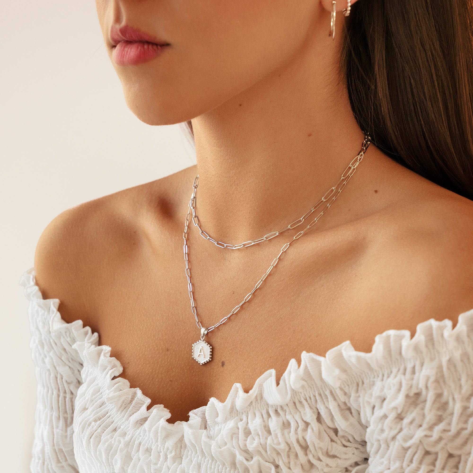 "Initial Chains" Necklace - SophiaJewels