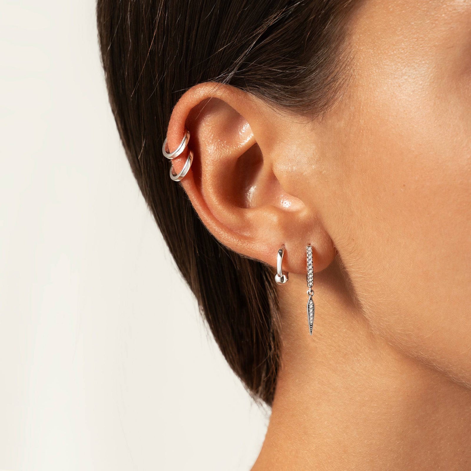 Deltoid Hoop Earrings