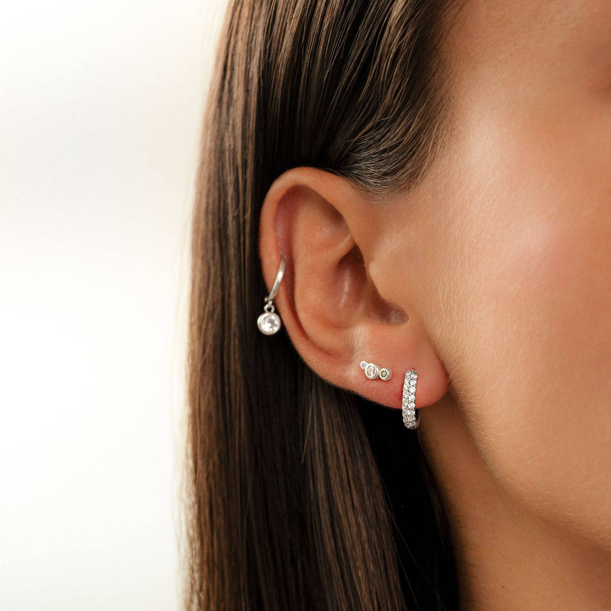 "Three Little Sparklers" Earrings - SophiaJewels