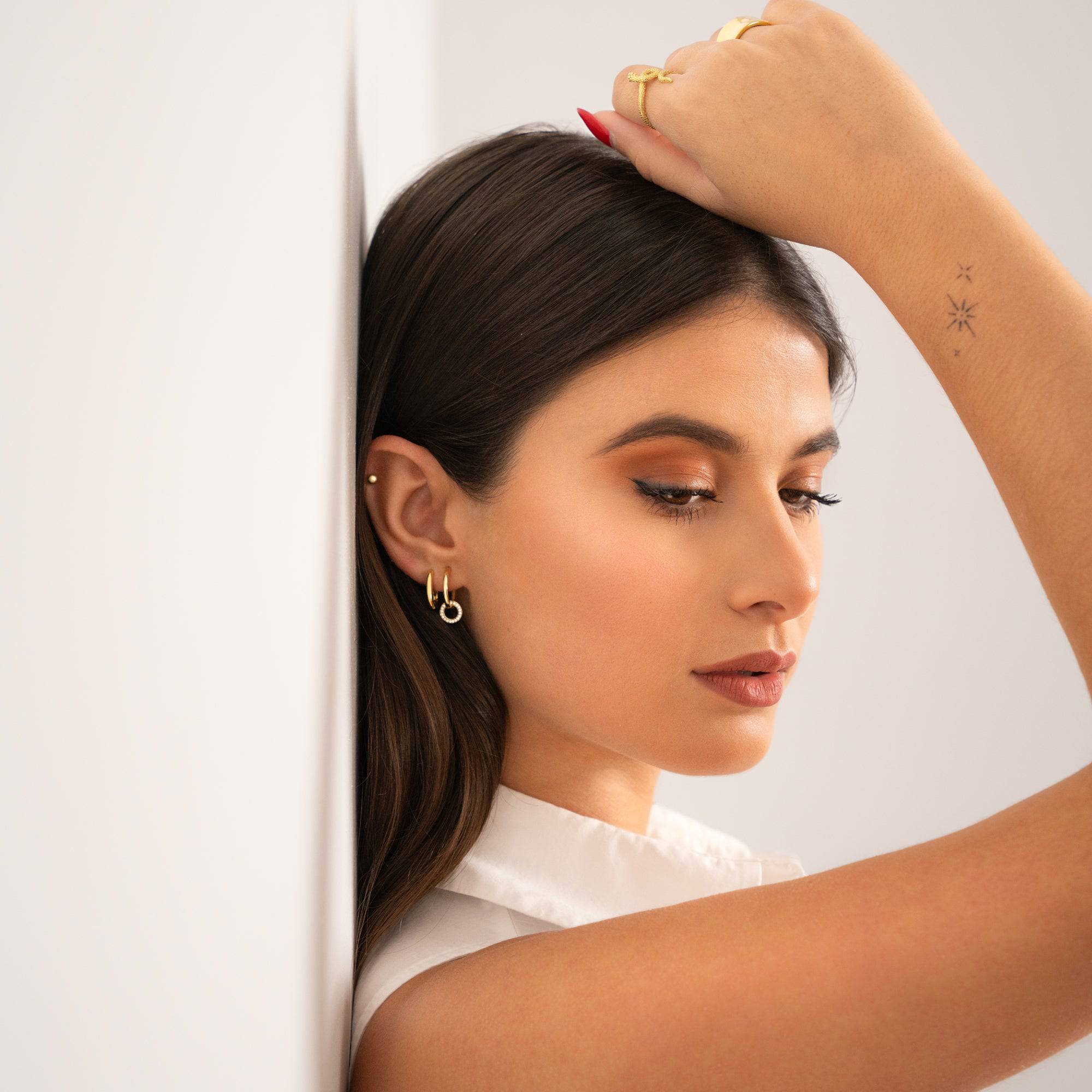 "Interlocking Hoops" Earrings - SophiaJewels
