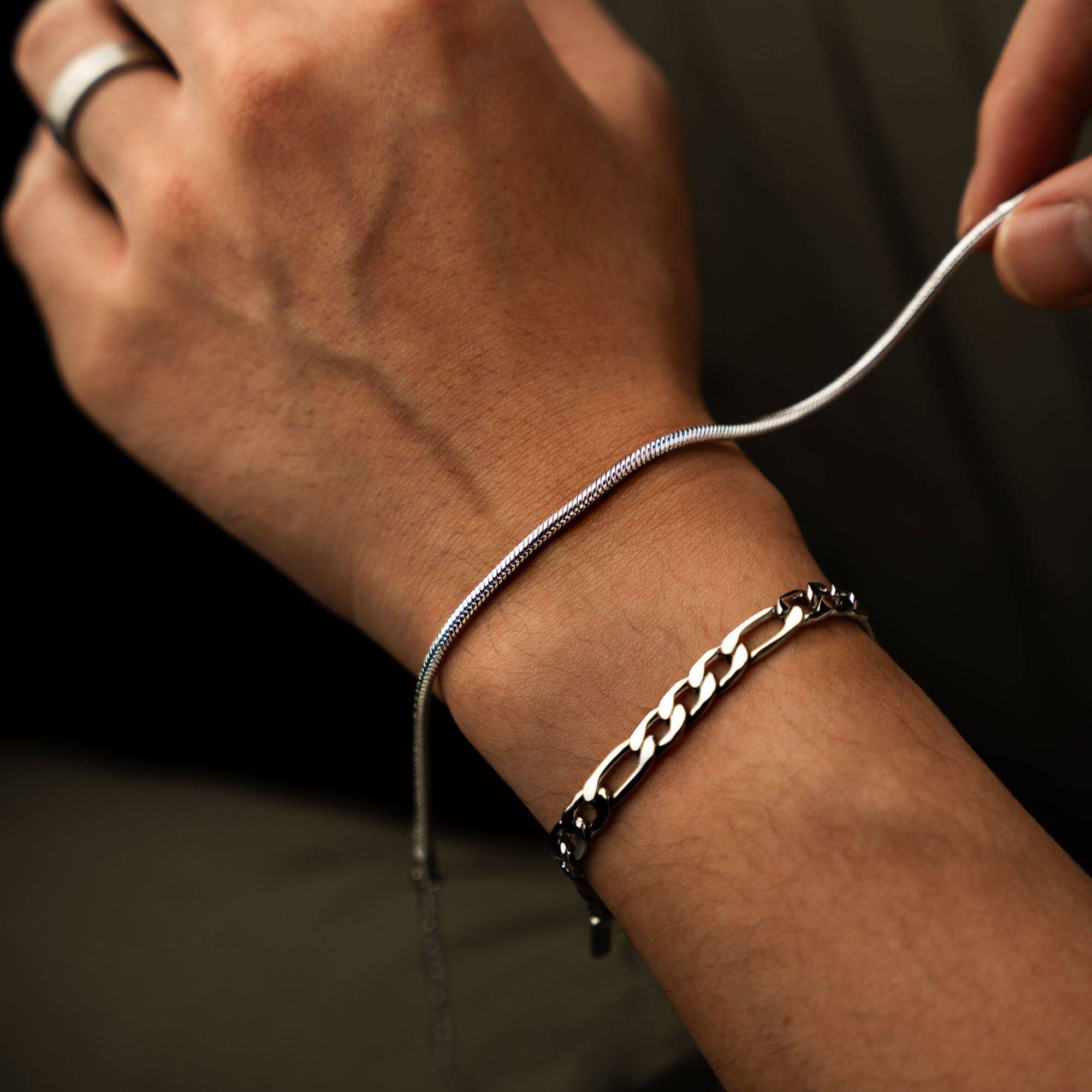 "Titanium" BRAVE Men's Bracelet - SophiaJewels