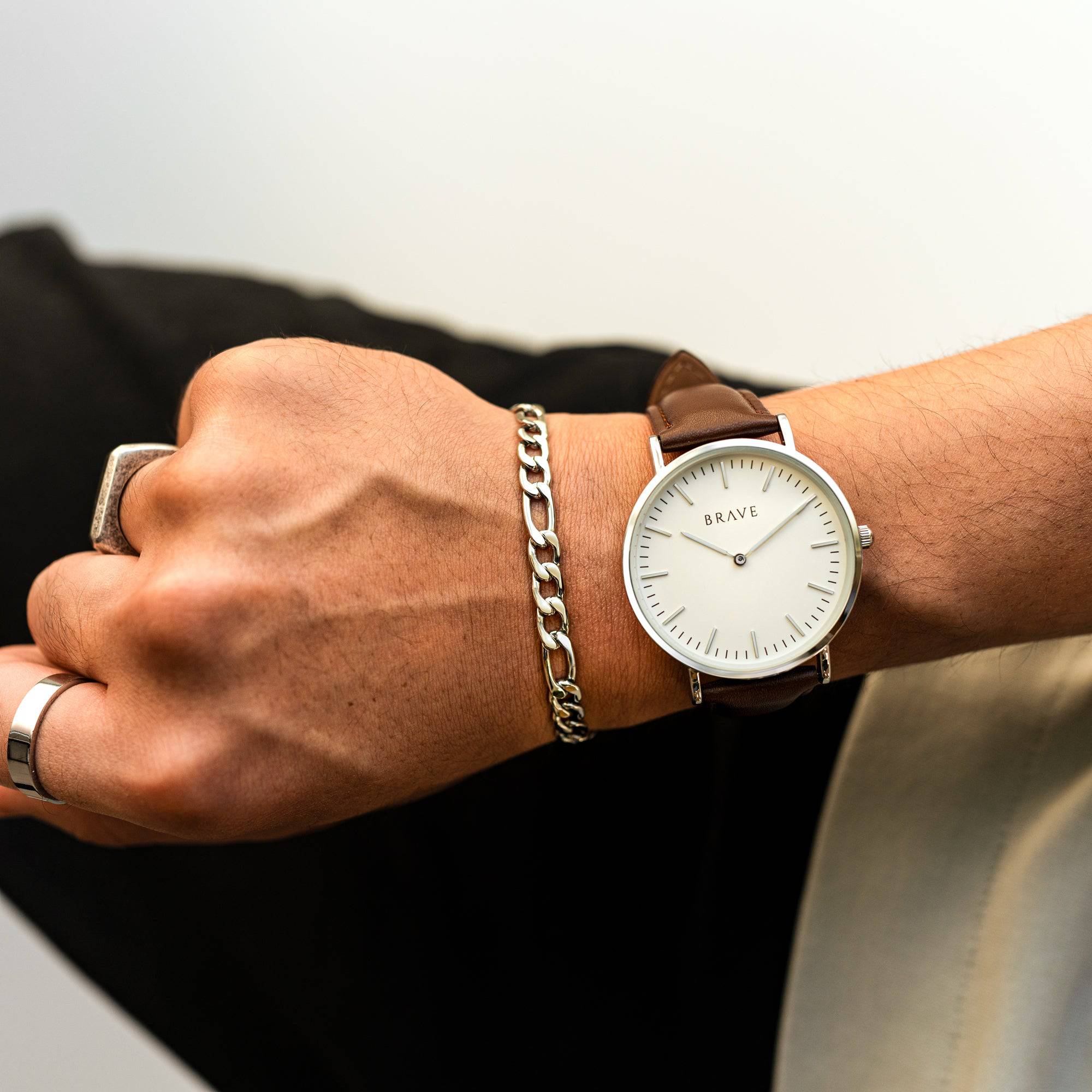 "Titanium" BRAVE Men's Bracelet - SophiaJewels