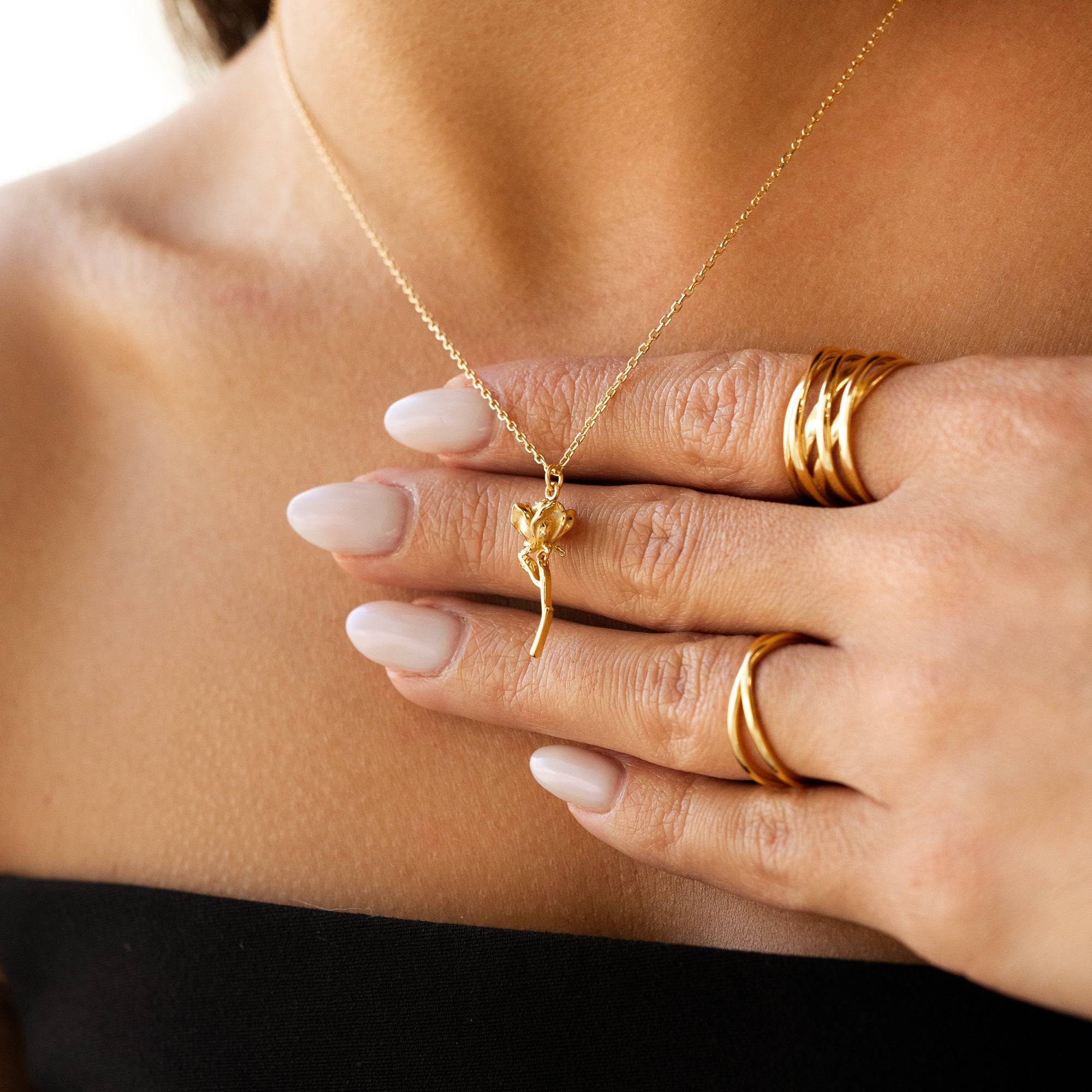 "Rosy" Necklace - SophiaJewels