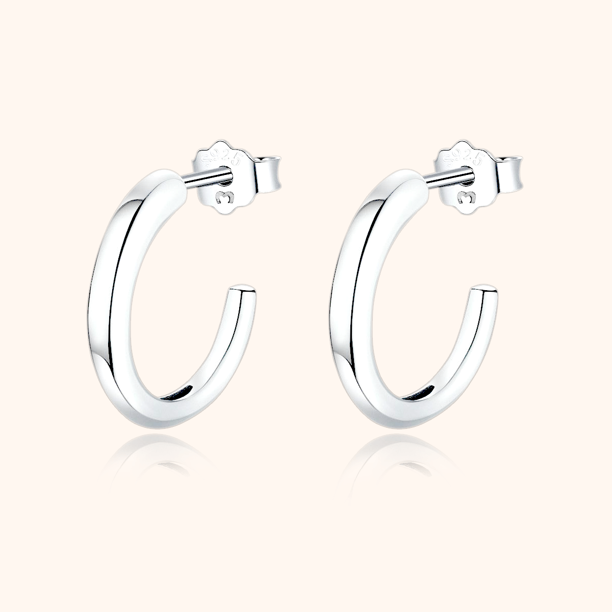 Half Ring Basic Earrings - SophiaJewels